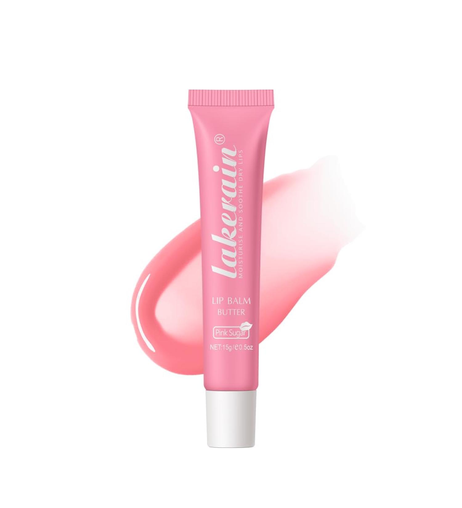 Lip Butter Balm - Ultra-Hydrating Nourishing Lip Care with Natural Ingredients Shea Butter & Olive Oil Soothes & Softens Dry Lips (#6 Pink Sugar 1) - Buy Online on GoSupps.com