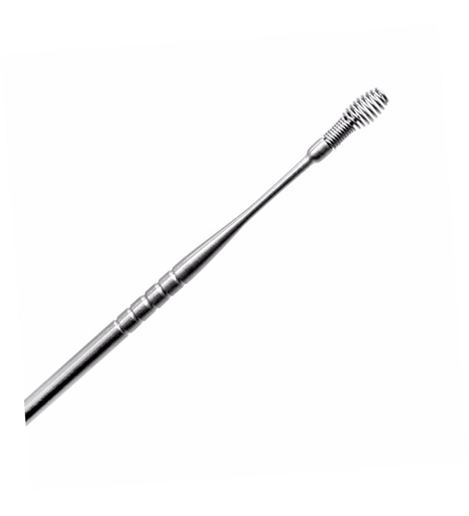 MARMERDO 5pcs Tweezer Kit - Ear Cleaning Tools Earwax Removal Kit with Rotation Spring - Silver Ear Pick Stick Scraper for Effective Cleaning - Buy Online on GoSupps.com