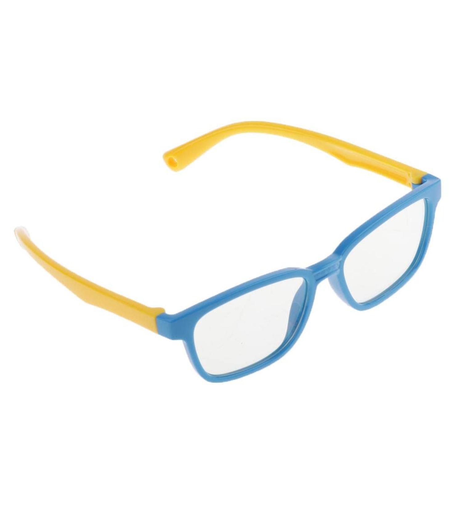 Anti Blue Light Reading Glasses for Kids - Yellow & Blue Computer Eyeglasses | Shop Safety Glasses Online - Buy Online on GoSupps.com