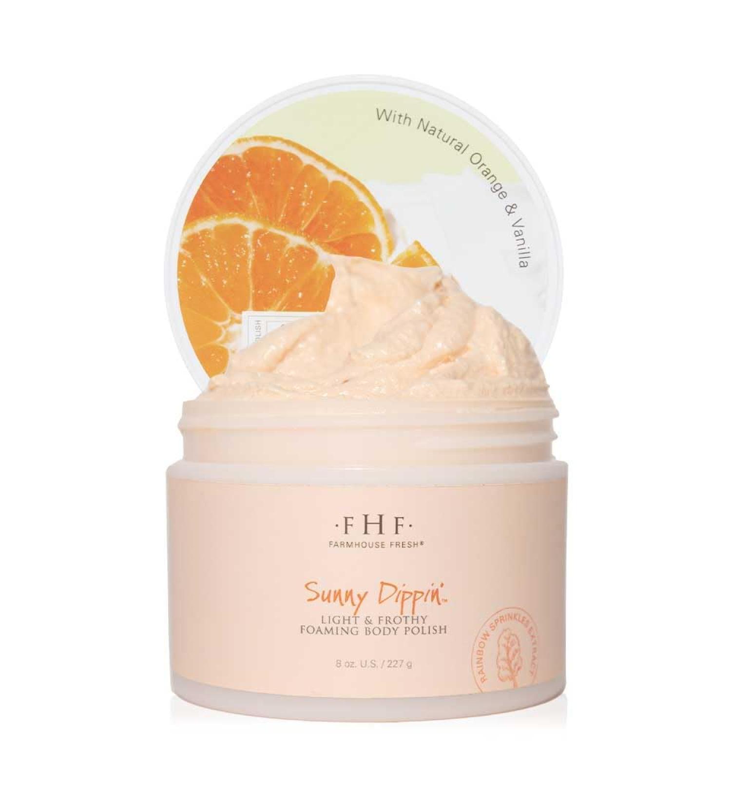 Sunny Dippin Foaming Body Polish - Exfoliate & Hydrate for Glowing Skin | International Shipping Available - Buy Online on GoSupps.com