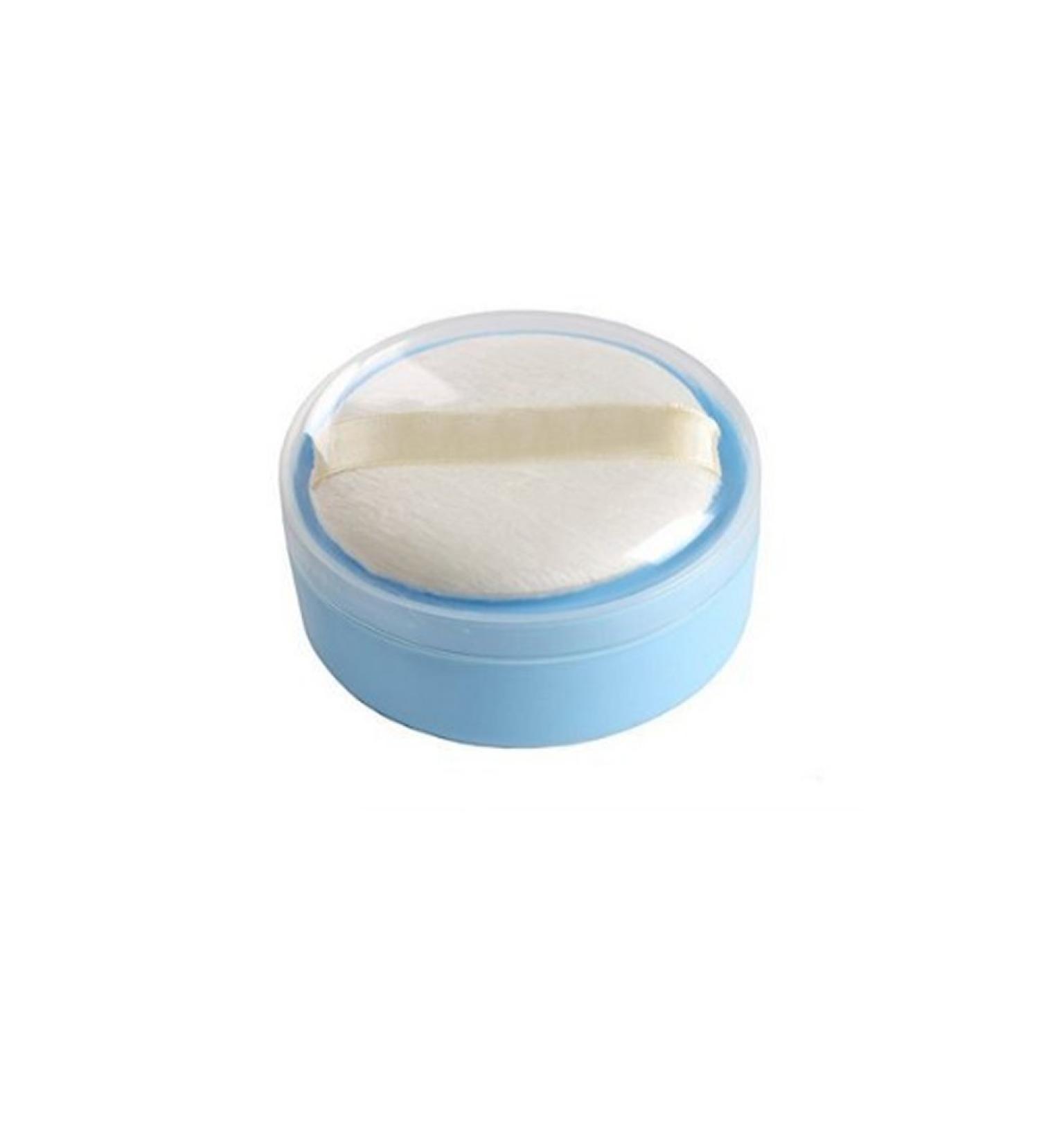 Movable Baby Caretaker - Blue Talcum Powder Box with Sponge Breath - Best International Shipping - Buy Online on GoSupps.com