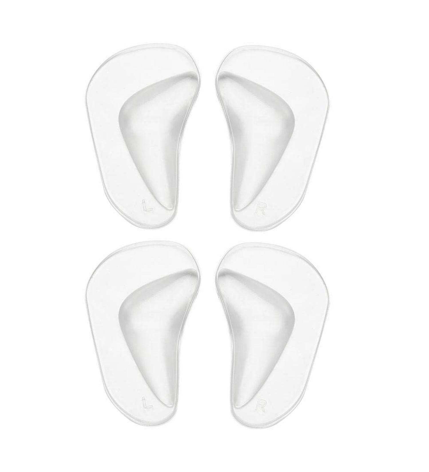 Orthotic Arch Support 2 Pairs Insoles - Shock Absorbent & Soft for Shoes - Transparent - Buy Online on GoSupps.com