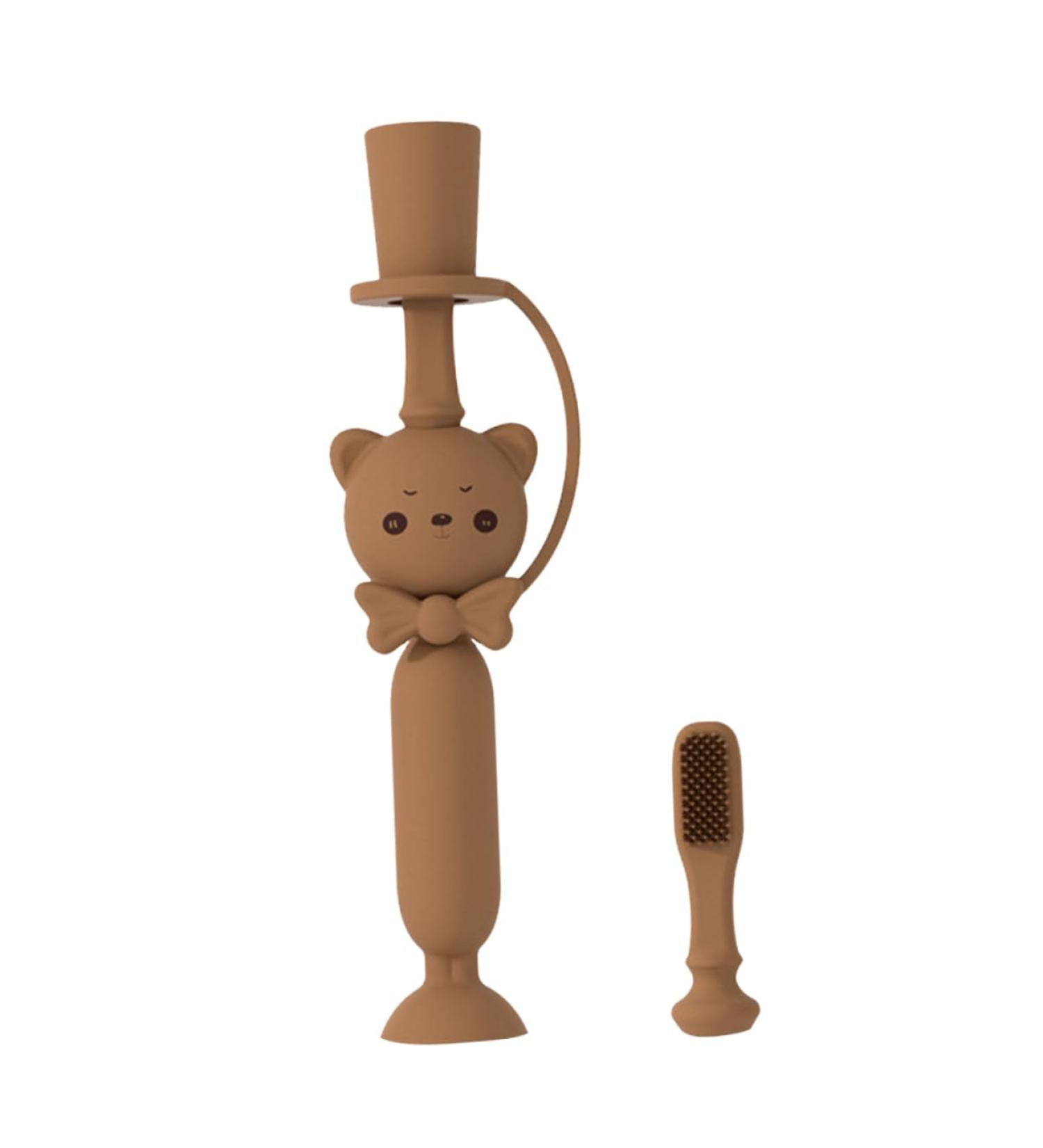 Beaupretty Silicone Toothbrush - 1Pc Training Oral Care Toothbrush for Kids - Buy Online on GoSupps.com