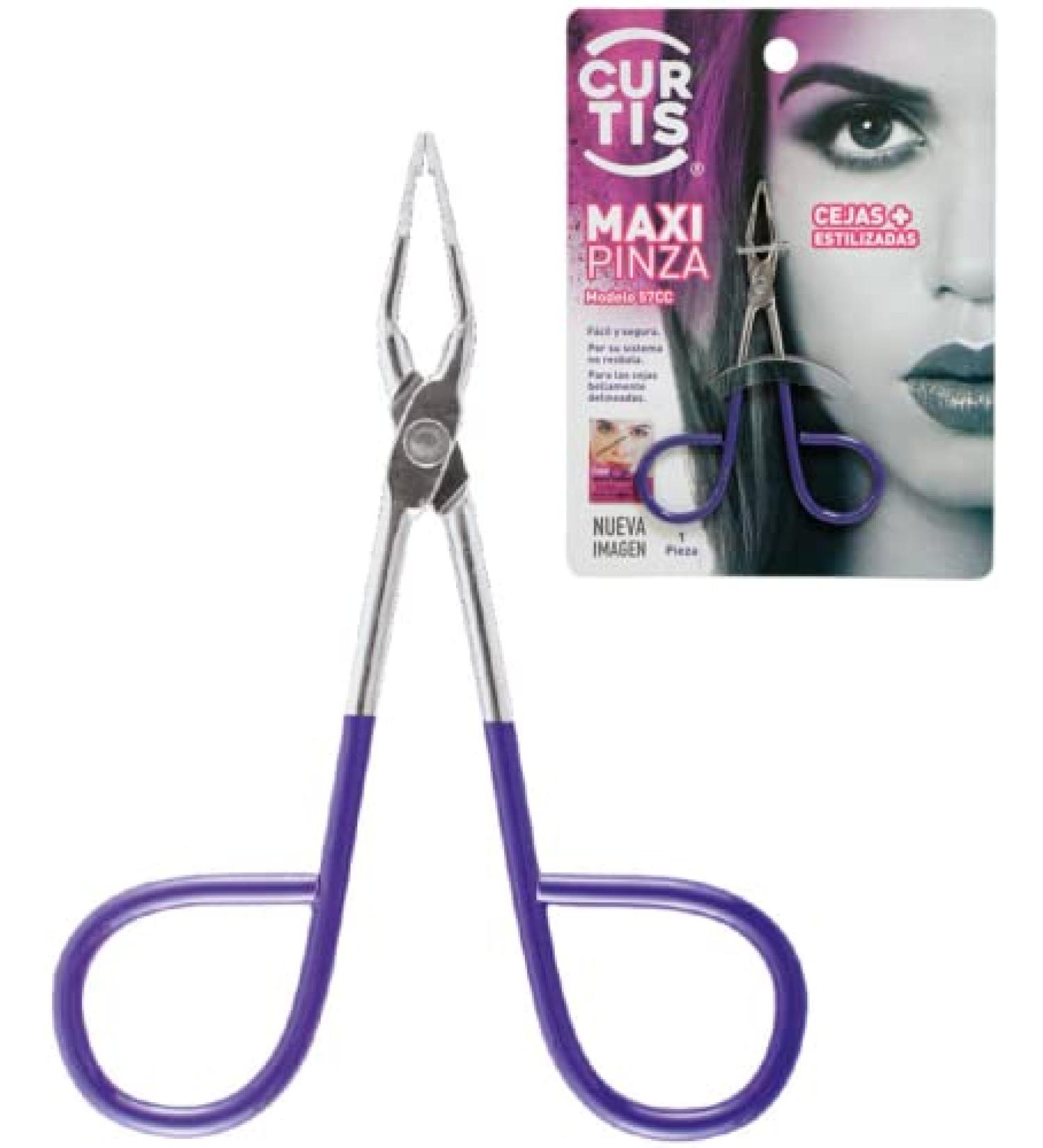Professional Salon Tweezers with Scissor Handle for Precision Hair Removal | Portable Beauty Tool for Eyebrows, Ingrown Hair, Blackheads | Made in Mexico - Buy Online on GoSupps.com