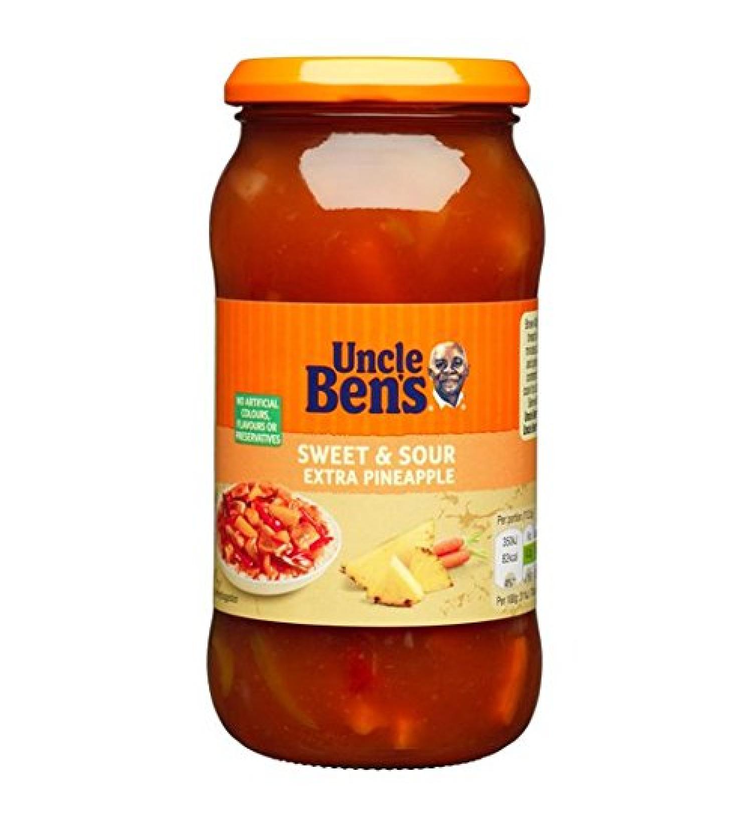 UNCLE BEN'S Uncle Ben's Sweet & Sour Extra Pineapple Sauce 450g