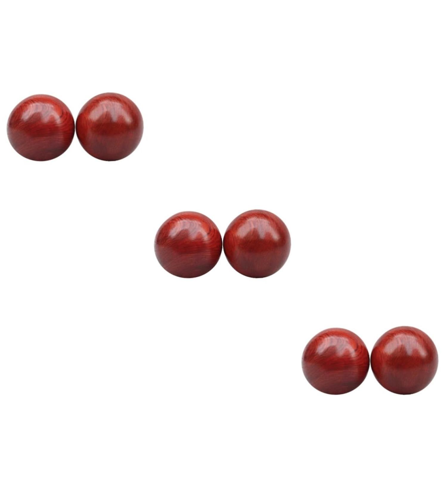 Beaupretty 6 Wooden Massage Balls - Stress Relief & Fitness Roller Tools for Manual Massage - Buy Online on GoSupps.com