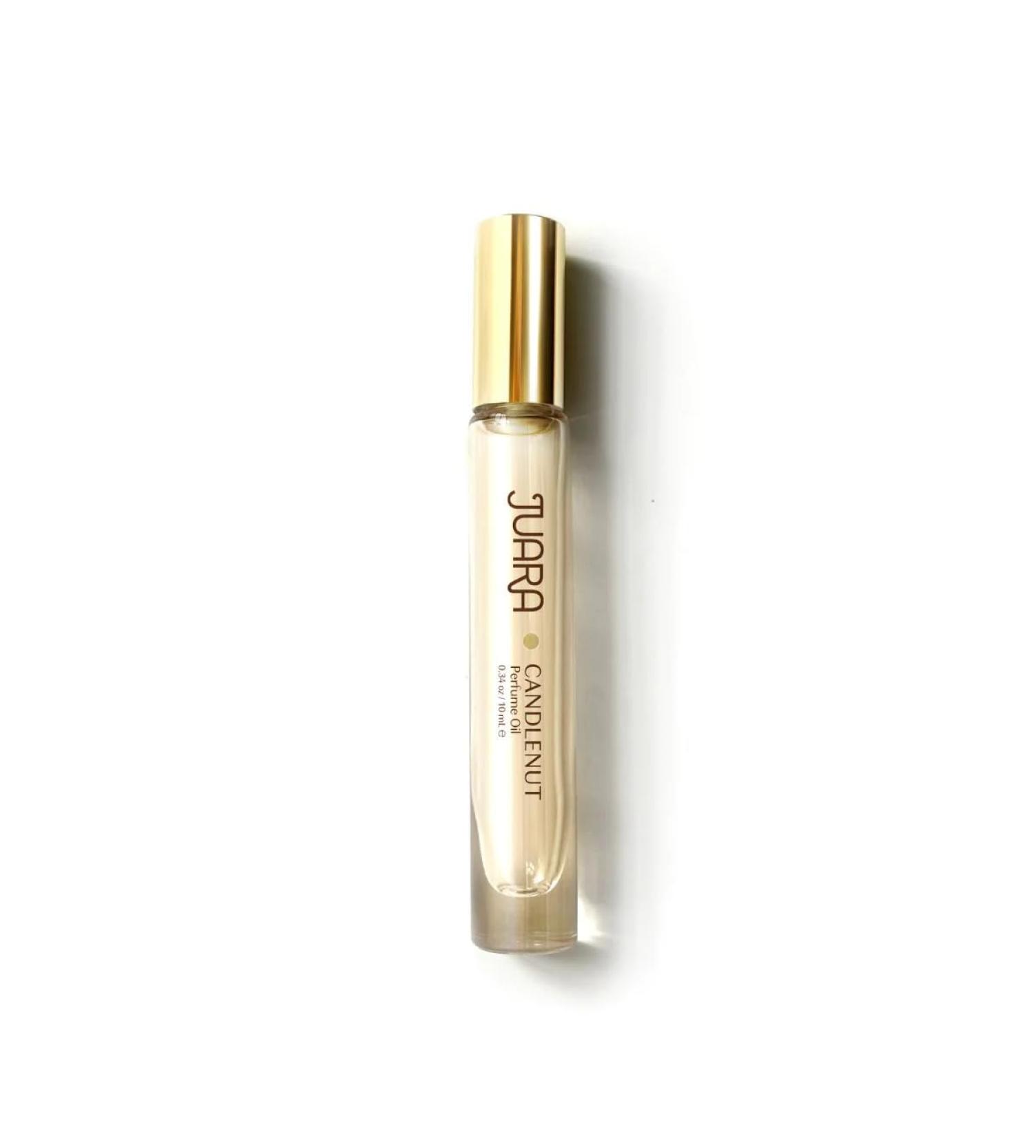 Juara - Candlenut Perfume Oil | Roll-on | Tropical Fragrance for Women | Natural Ingredients | Long Lasting Luxury | Alcohol-Free | Paraben & Sulfate Free | 0.34 oz (10mL) (Candlenut) - Buy Online on GoSupps.com