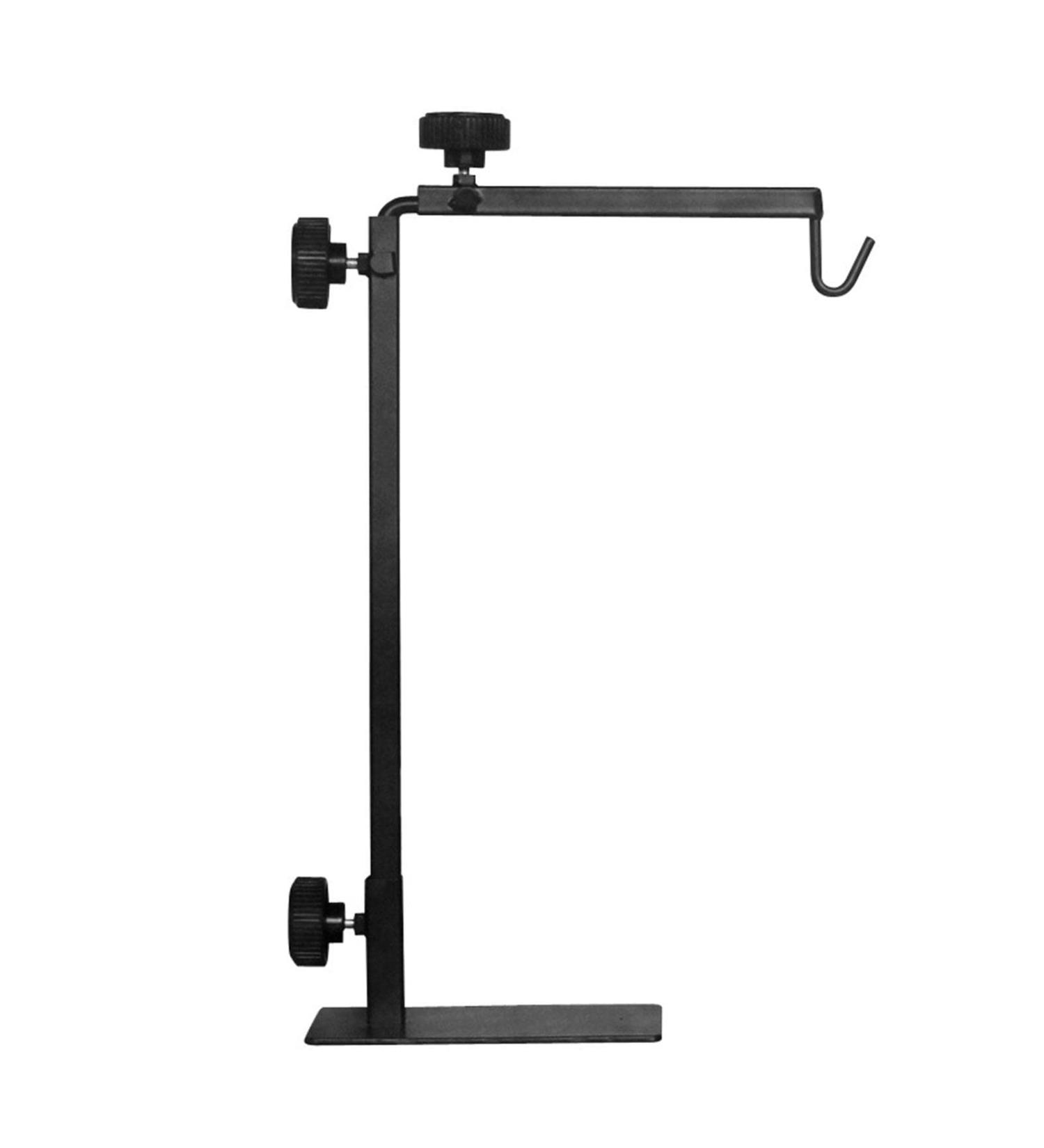Adjustable Reptile Lamp Stand Holder - Optimal Habitat Lighting for Hermit Crayfish Bearded Dragons Turtles Geckos & Lizards (Black) - Buy Online on GoSupps.com