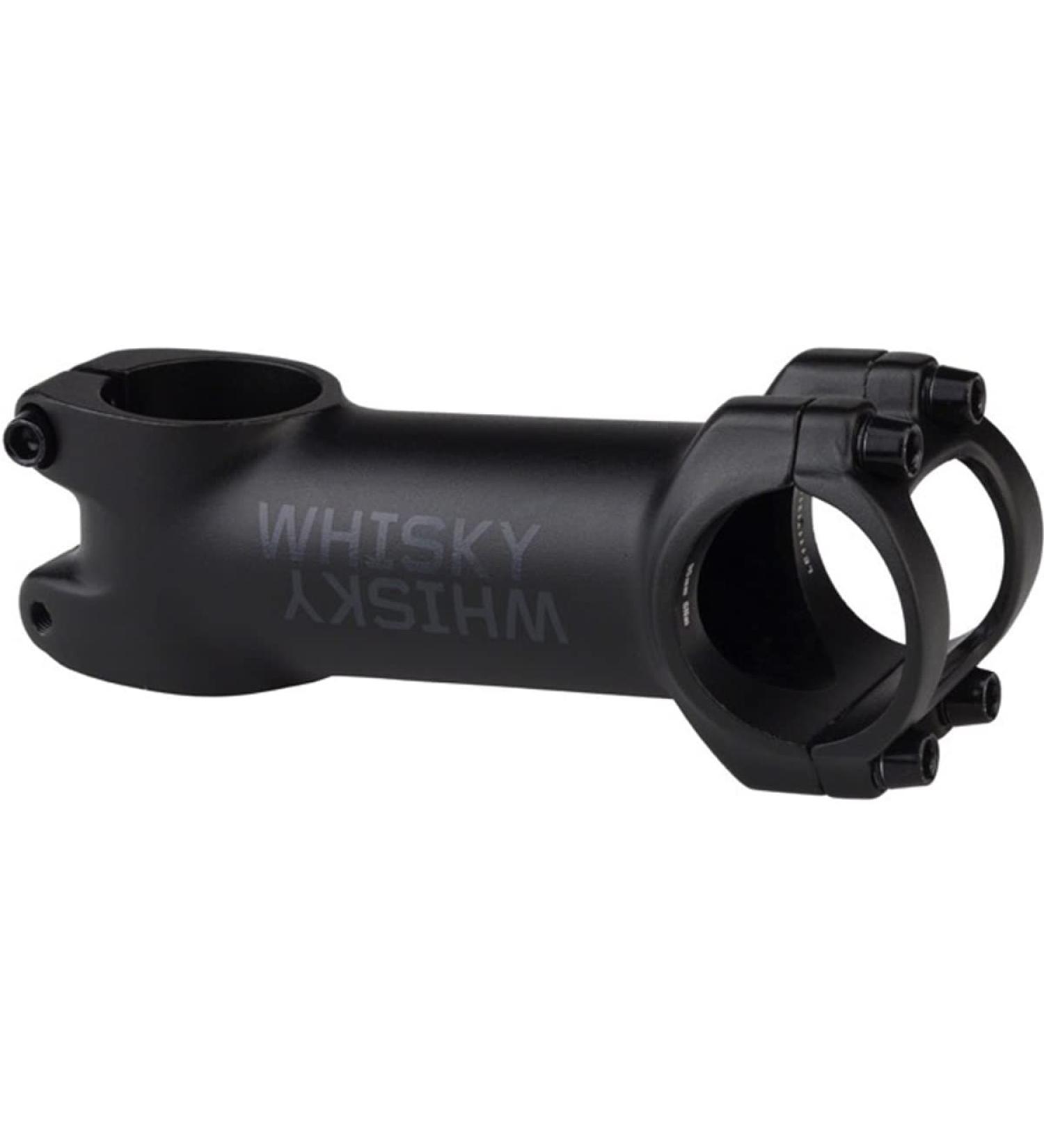 WHISKY No.7 Bike Stem | 31.8mm Clamp 6 Degree Rise | Road, MTB, Gravel | Silver/Black - Buy Online on GoSupps.com