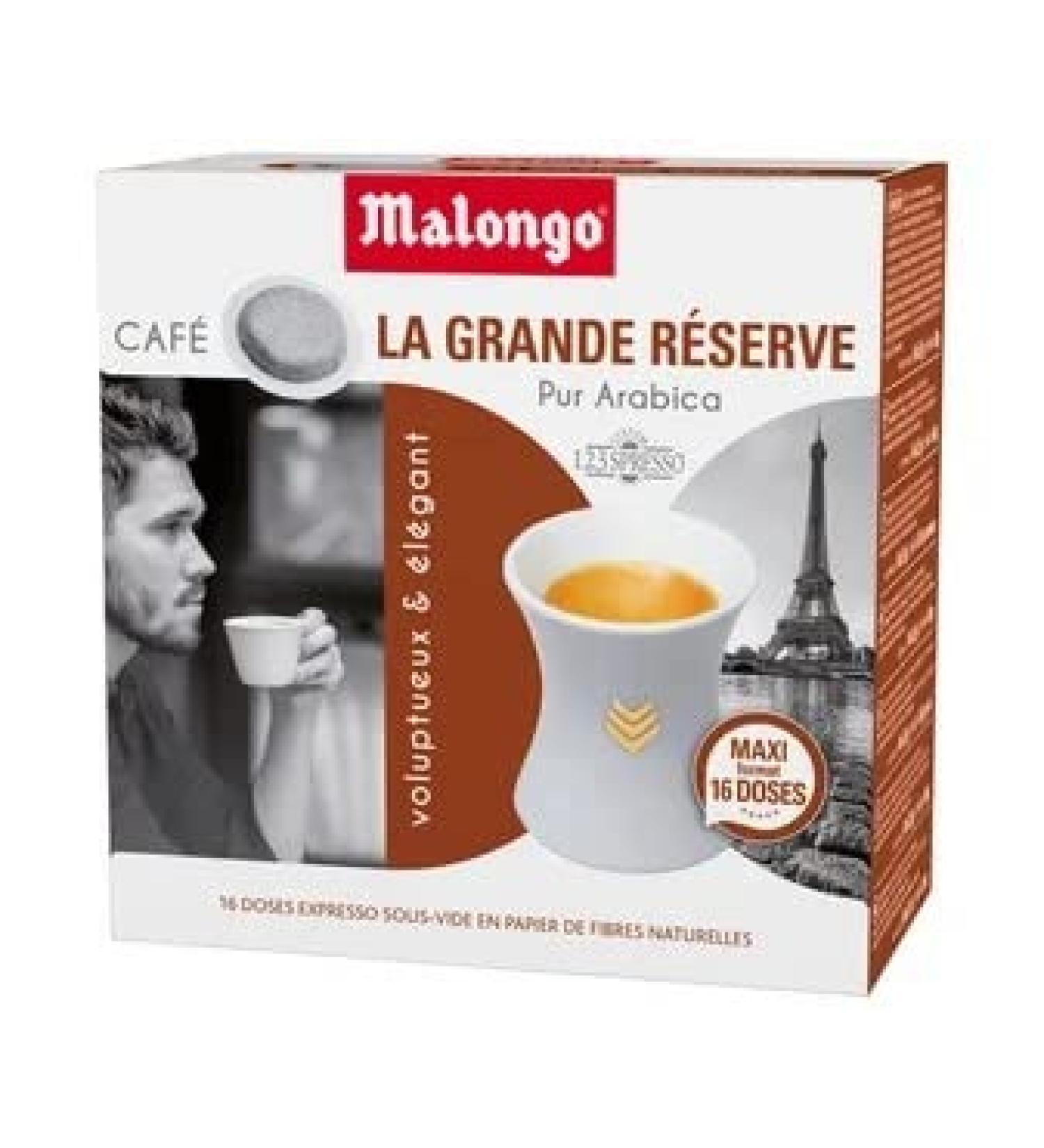  MALL CAFE LA GRANDE R SERVE ESPRESSO CAPSULES MALONGO PURE ARABIC 16 UDS. 104 G. - Buy Online on GoSupps.com