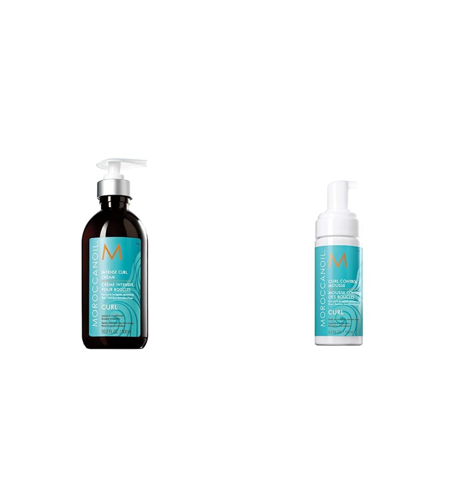 Moroccanoil Intensive Curl Cream & Curl Care Foam Bundle - 300ml | Enhance Your Curls Today! - Buy Online on GoSupps.com