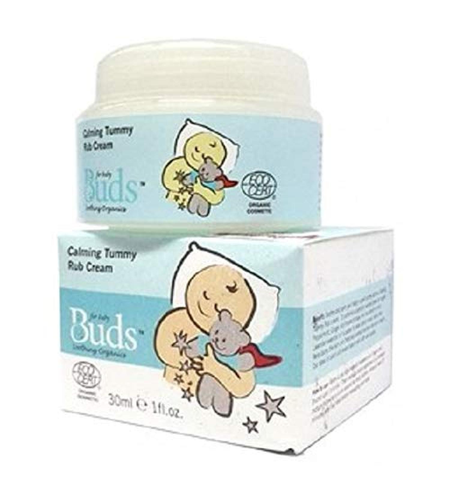 BUDS Calming Rub Cream 30g Organic Plant Oils Keeps Baby s Skin Soft and Supple.