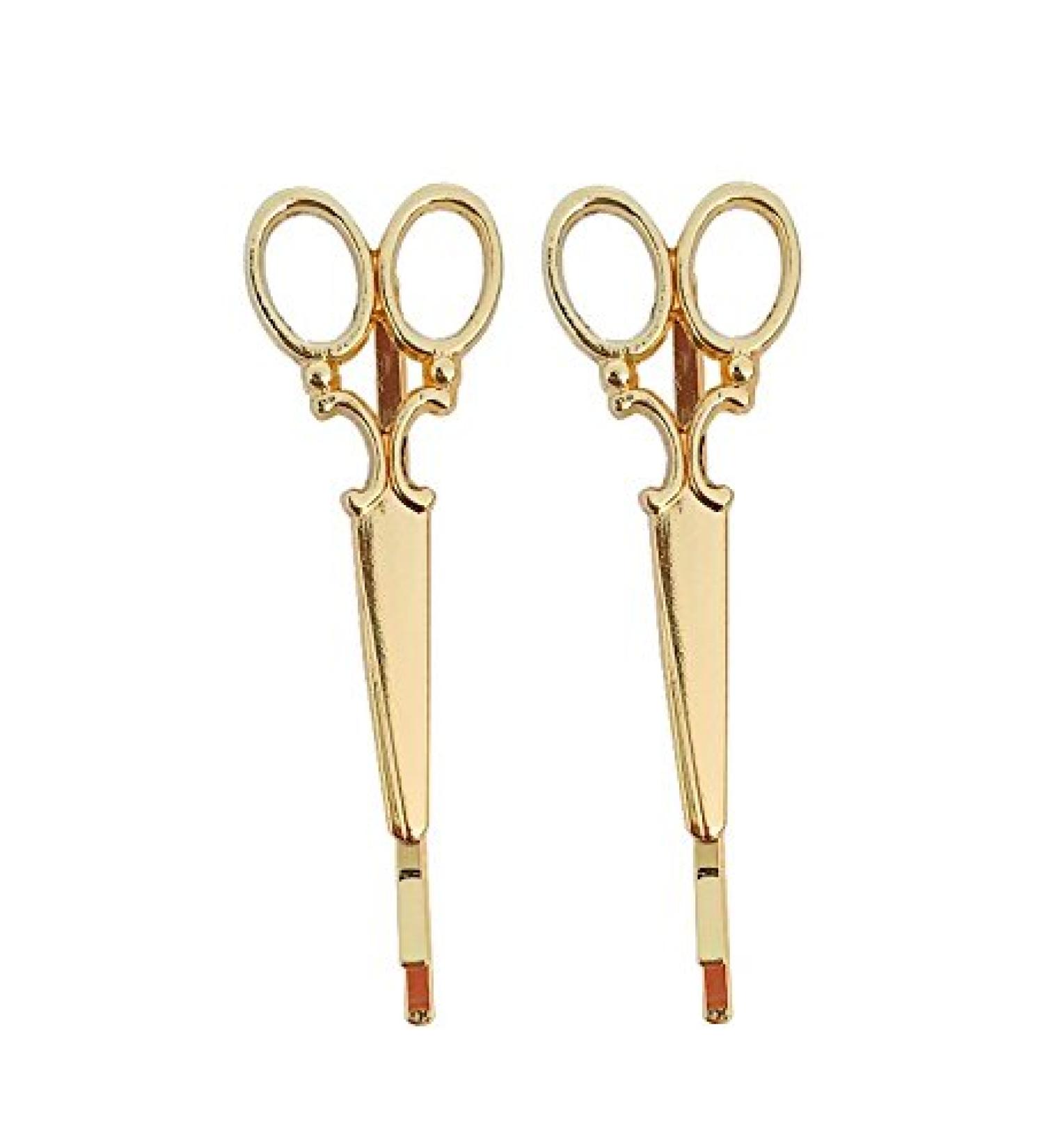 Hair accessories hair clip clamp hair clip hair clip scissors hairdresser hair slider gold hair jewelry