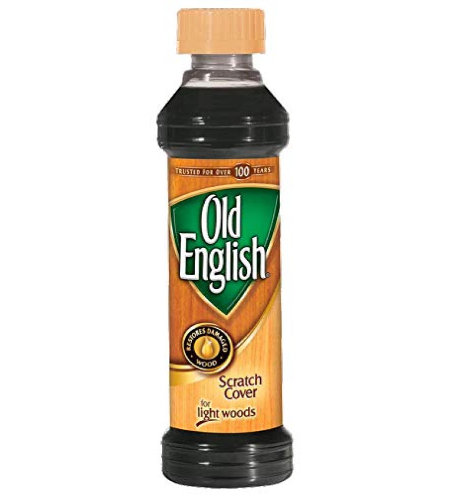 Old English Scratch Cover Light Woods 8 Fl Oz - Restores & Protects Wood Surfaces - Buy Online on GoSupps.com