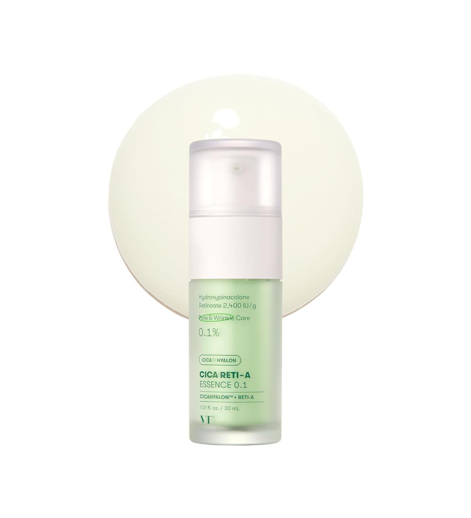 VT COSMETICS VT CICA RETI-A ESSENCE 0.1 - Essence d' quilibrage pour la peau avec r tinol Pour peaux sensibles 30 ml - Buy Online on GoSupps.com