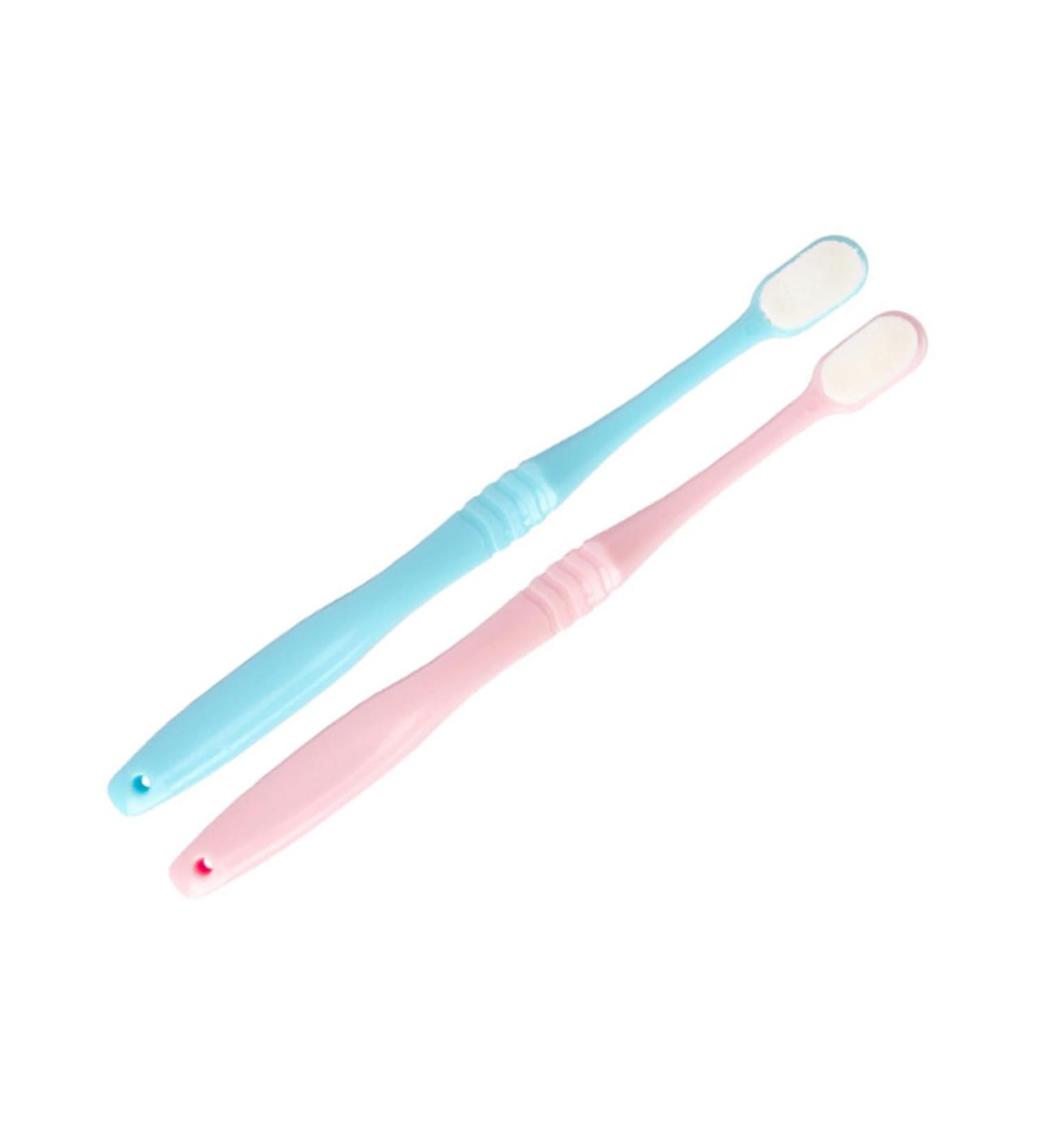2pcs Nano Ultrafine Soft Toothbrush for Adults - Ideal for Pregnant Women | Japan Quality eCommerce Shipping Worldwide - Buy Online on GoSupps.com