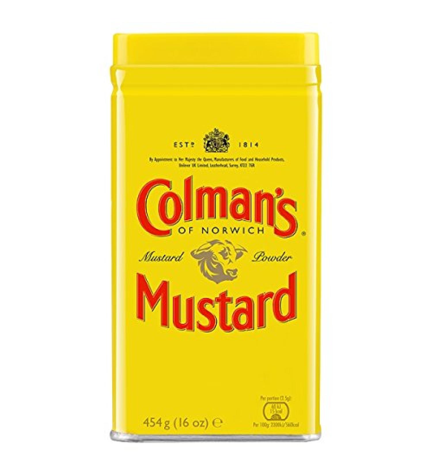 Colman's Colmans of Norwich Pack of 2 Super Mustard Powders 454g (6 x 454g)