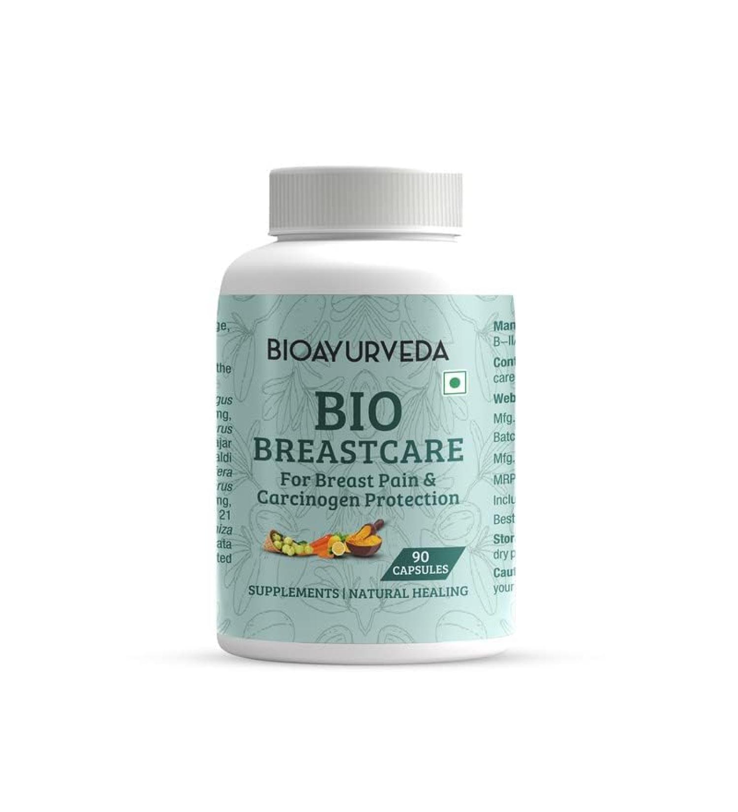 YANG Bio Breastcare Capsule for Breast Pain and Carcinogen Protection 90 Capsules - Buy Online on GoSupps.com