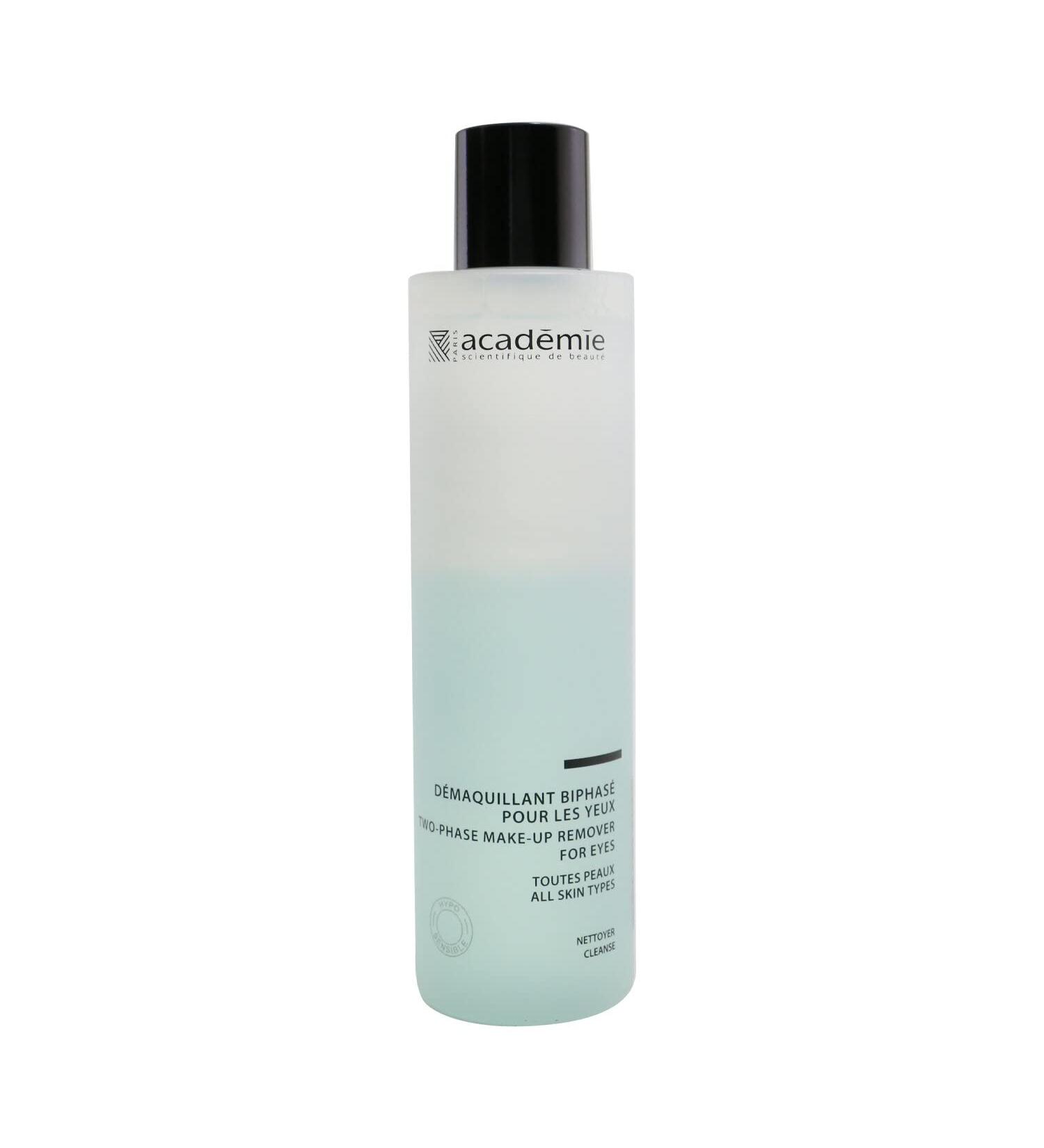 Buy Academie Hypo-Sensible Biphase Eye Makeup Remover 200ml - Gentle & Effective for All Skin Types | International Shipping Available - Buy Online on GoSupps.com