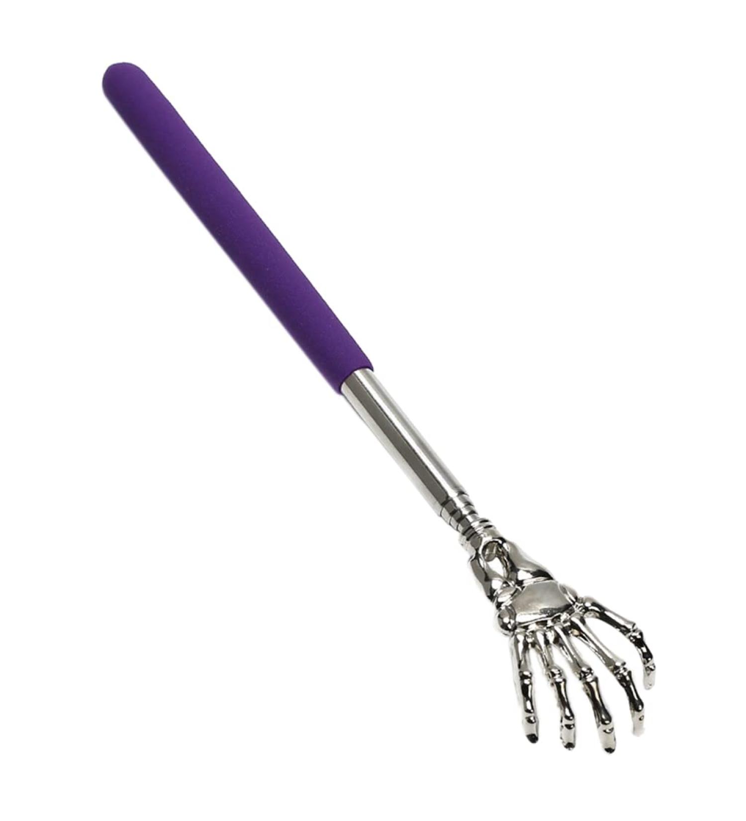 LANCHEN Stainless Steel Telescopic Back Scratcher - Portable Claw Massager for Blood Circulation & Relaxation - Buy Online on GoSupps.com