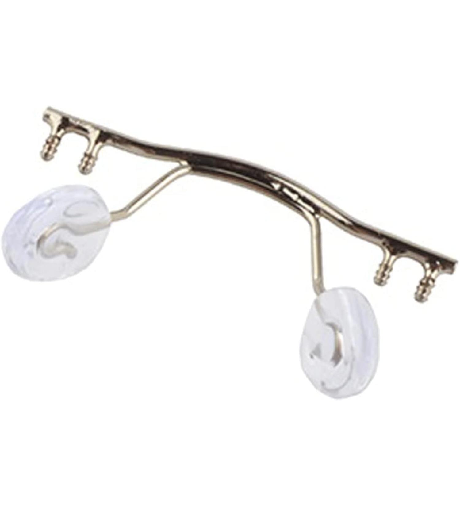 Mayabi metal replacement nose bridge 5 pieces glasses brick set borderless frame stainless steel glasses bridge with nasal cushion frame