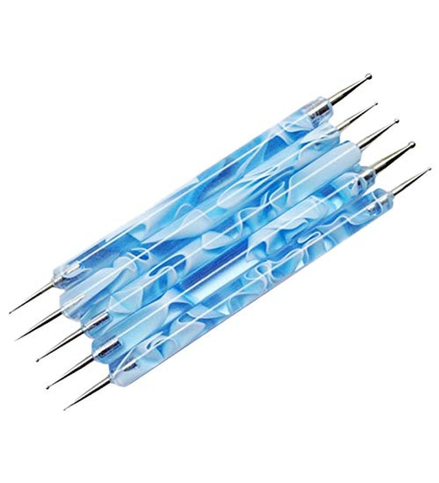 iFutniew 10 Wave Bar Chain Link Needle Point Pen Point Drill Pen Can Be Used to Embellish Gel Nail Skills - Buy Online on GoSupps.com