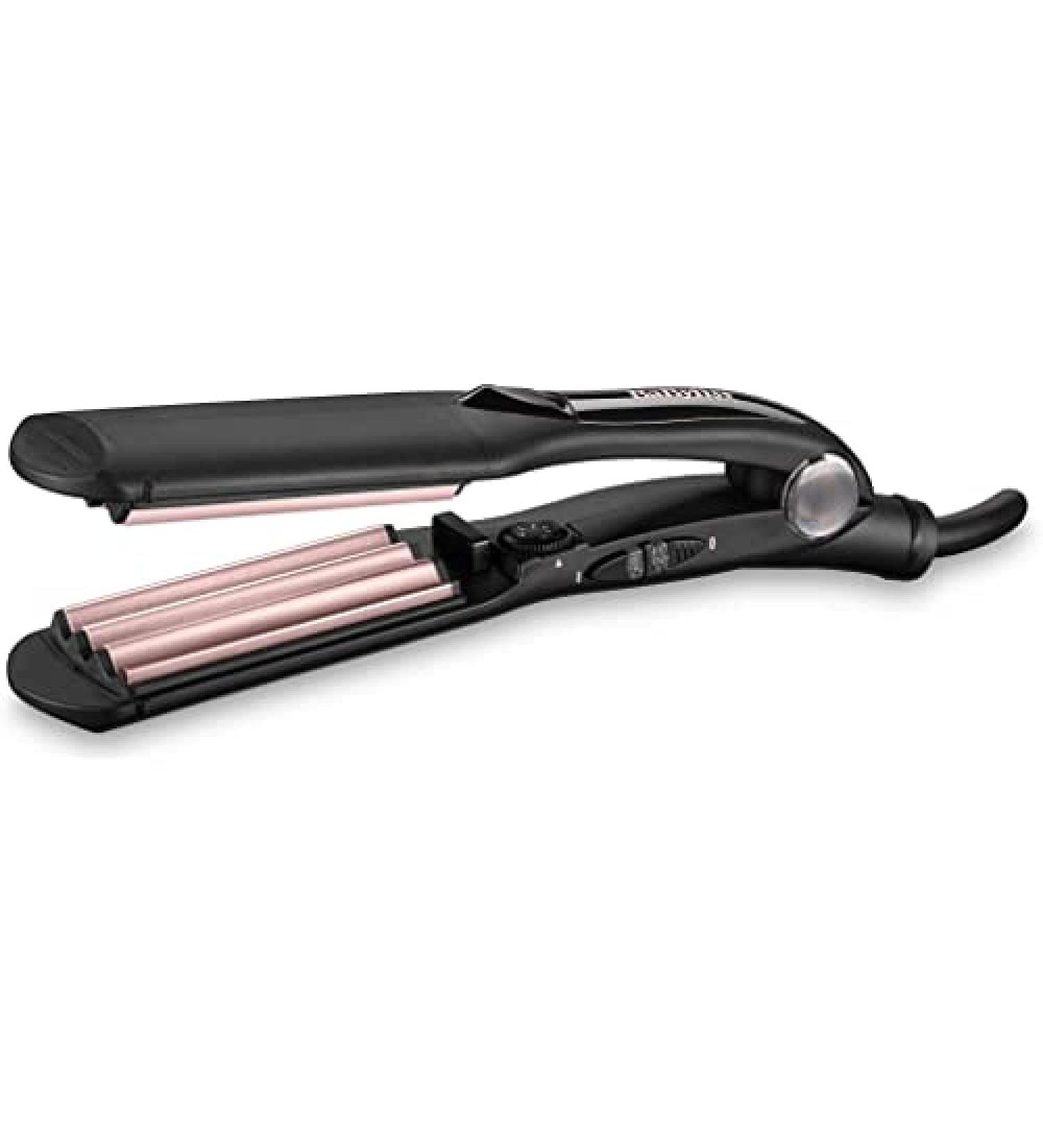 BaByliss The Crimper Crimping Iron - 10 Temperature Settings up to 210 C Automatic Switch-off Pink Black 2165CE - International Shipping Available - Buy Online on GoSupps.com