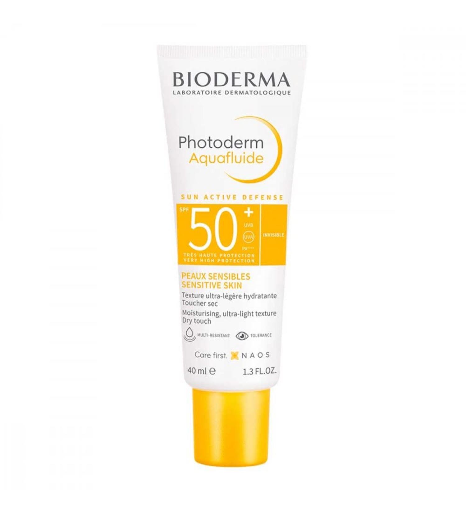 Bioderma Photoderm Aquafluid Cream SPF 50+ | 40ml - Best Sun Protection for Sensitive Skin - International Shipping Available - Buy Online on GoSupps.com