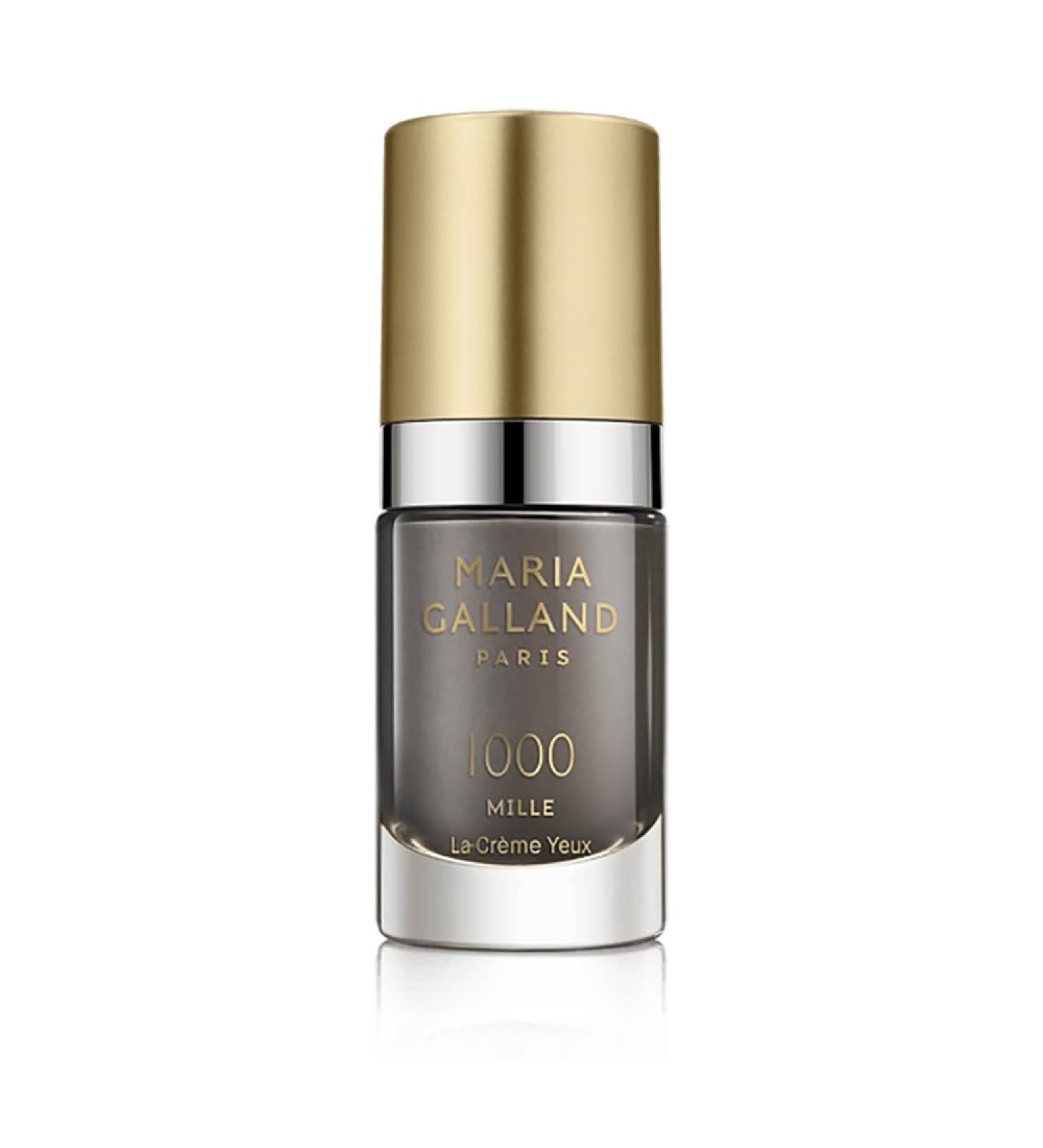 Maria Galland 1000 Mille La Creme Yeux 15 ml Eye cream merges with her skin and acts on the main signs of the skin aging of the eye contour: tear bags dark rings and fine lines.