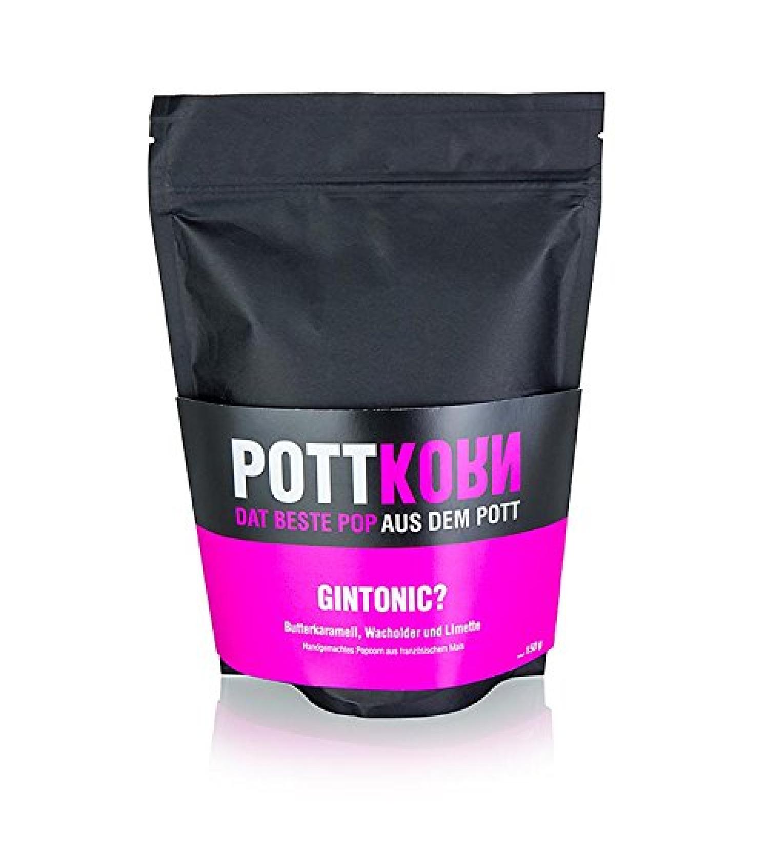 Pottkorn Pottkorn - Gin & Tonic Popcorn with caramel juniper and lime 150g