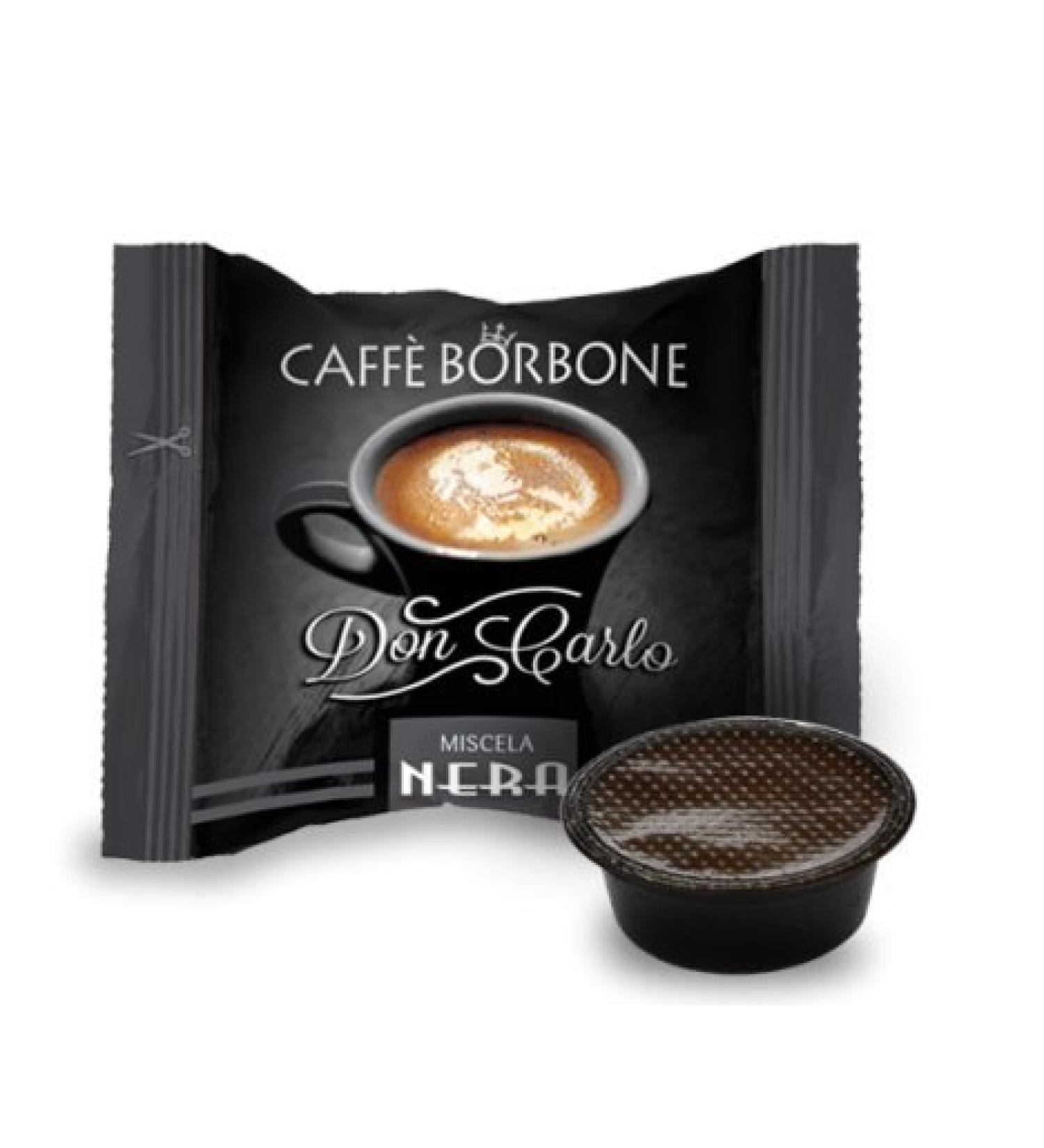 Caff Borbone - 50 Don Carlo Compatible Capsules Lavazza A Modo Mio Espresso - Black Blend