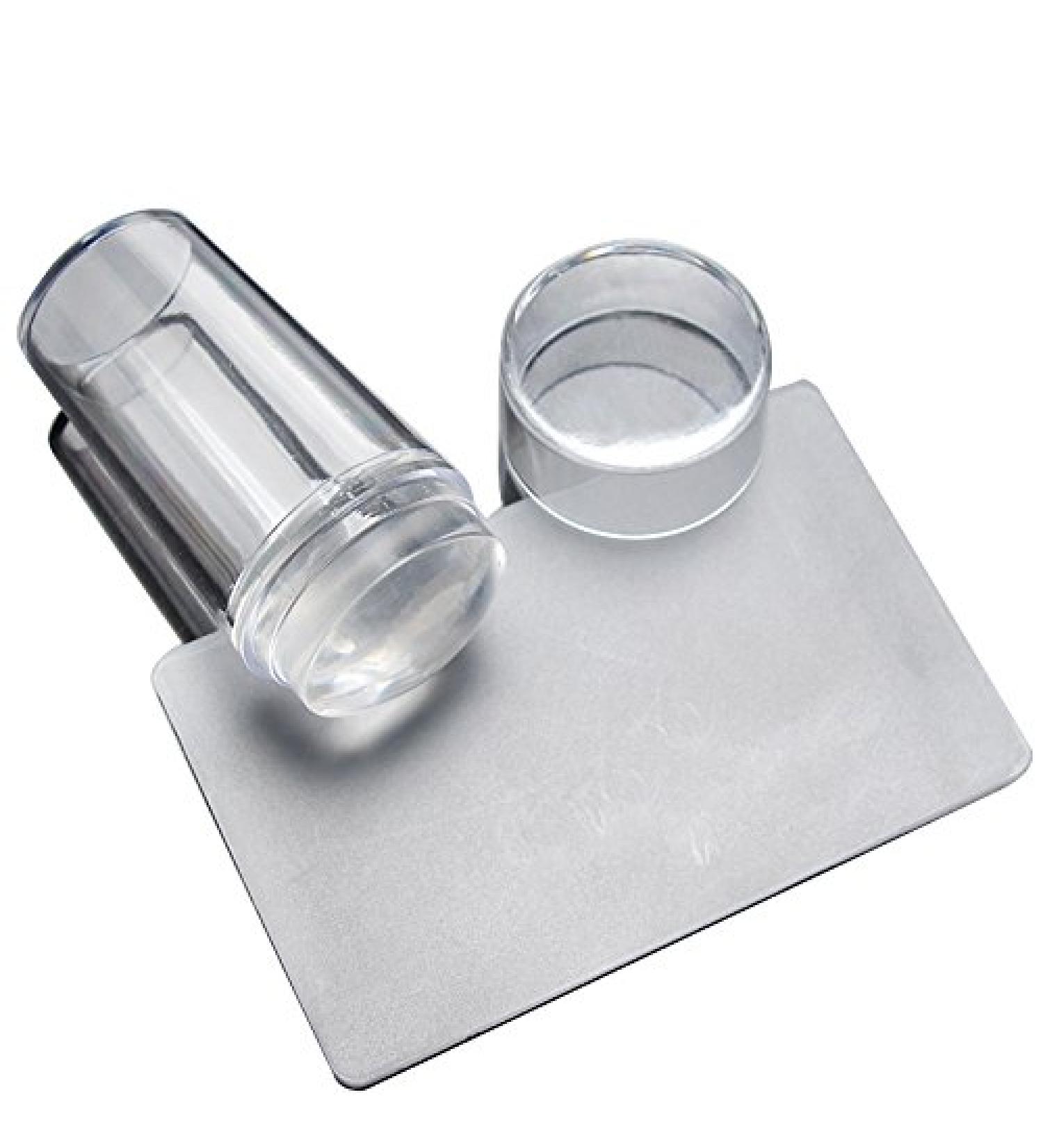 Babysbreath17 Nail Art Stamping Kit - Transparent Stamper & Scraper for Effortless Nail Designs - Compatible with All Image Formats - Buy Online on GoSupps.com