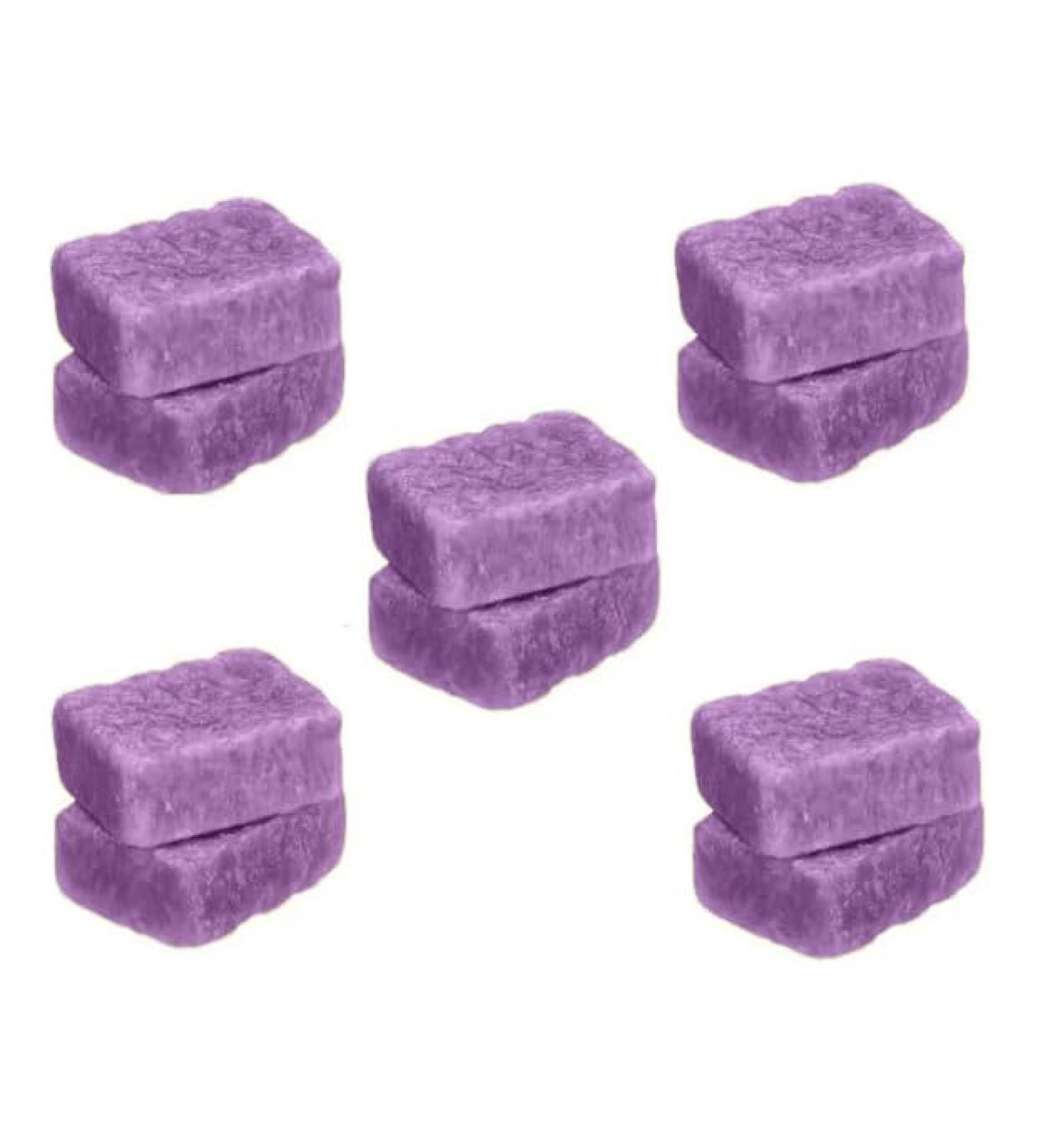 VITALIA Rose-Scented Solid Musk Squares 10 x 30g Natural Musk from Morocco Subtle and Elegant Fragrance for Body and Home