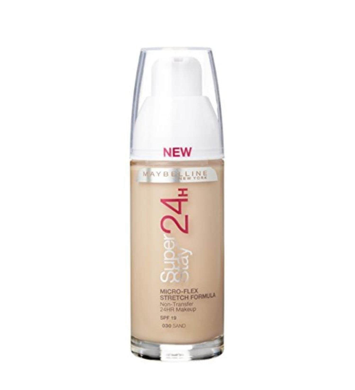 Maybelline SuperStay24H Liquid Foundation 030 Sand 30ml - Long-lasting Coverage - Buy Online on GoSupps.com
