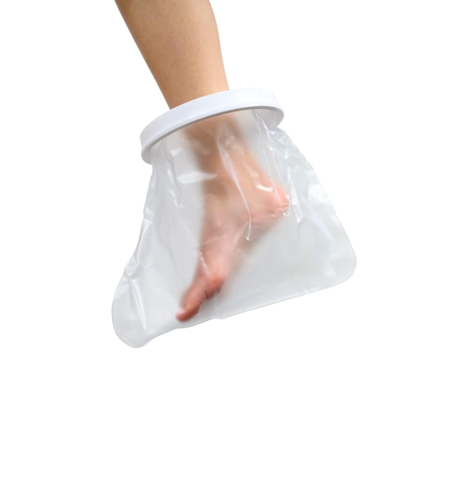 Firstar Waterproof Foot Protector for Casts Bandages & Wounds - Shower & Bath Protection for Injuries Rashes & Burns - International Shipping Available - Buy Online on GoSupps.com