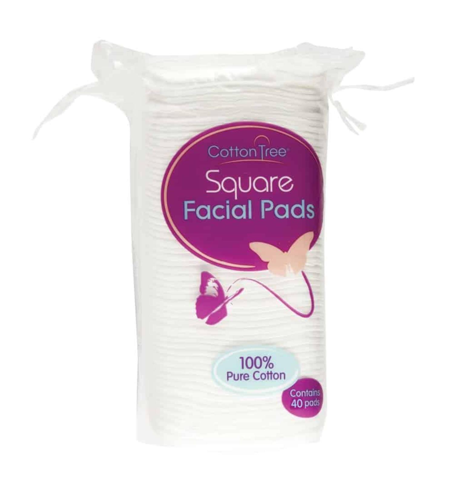 Cotton Wool Square Pads Pack of 40 Square 40
