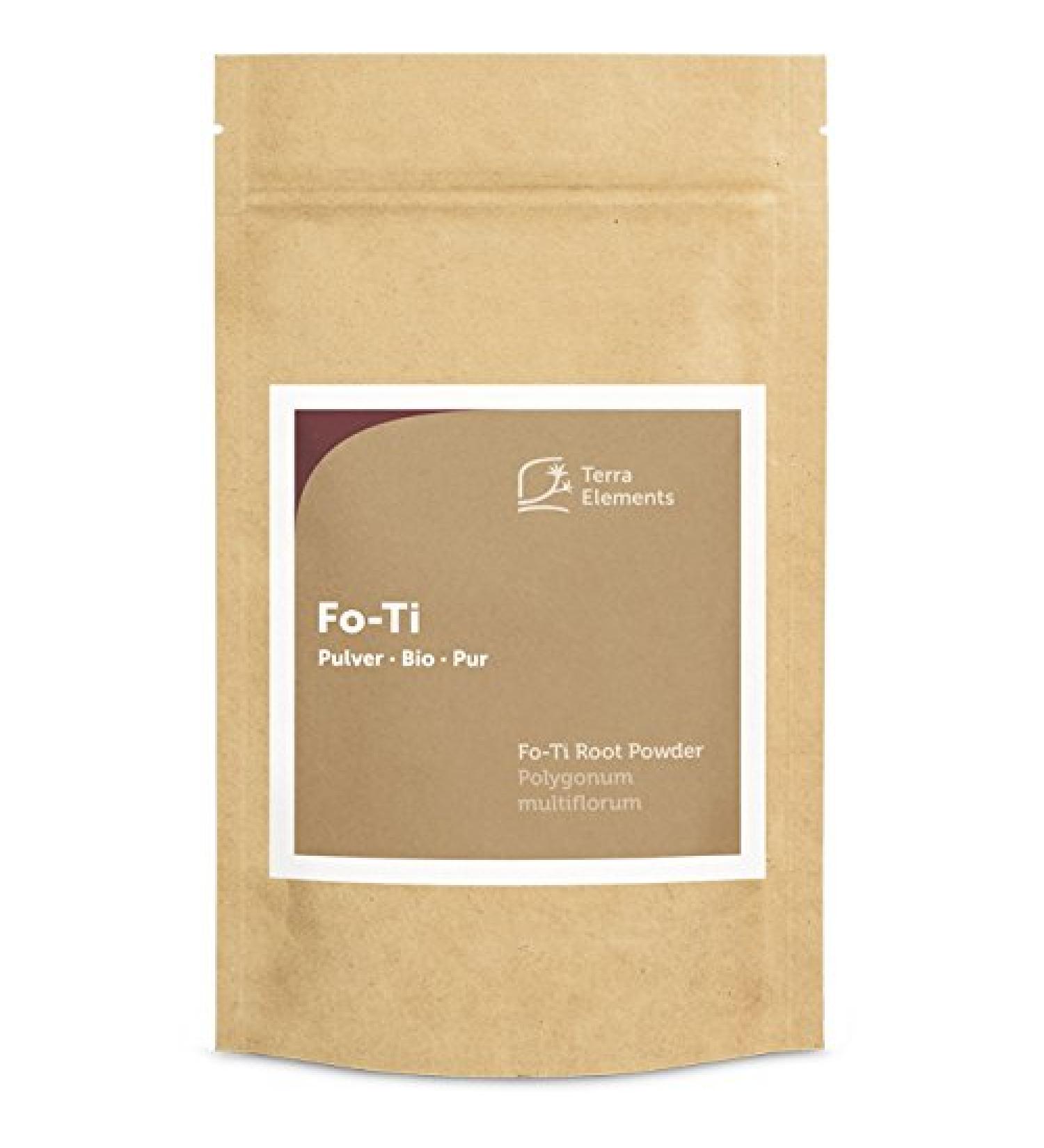 Terra Elements Fo-Ti organic powder 100g I He shou wu I Traditionally prepared I 100% pure I vegan
