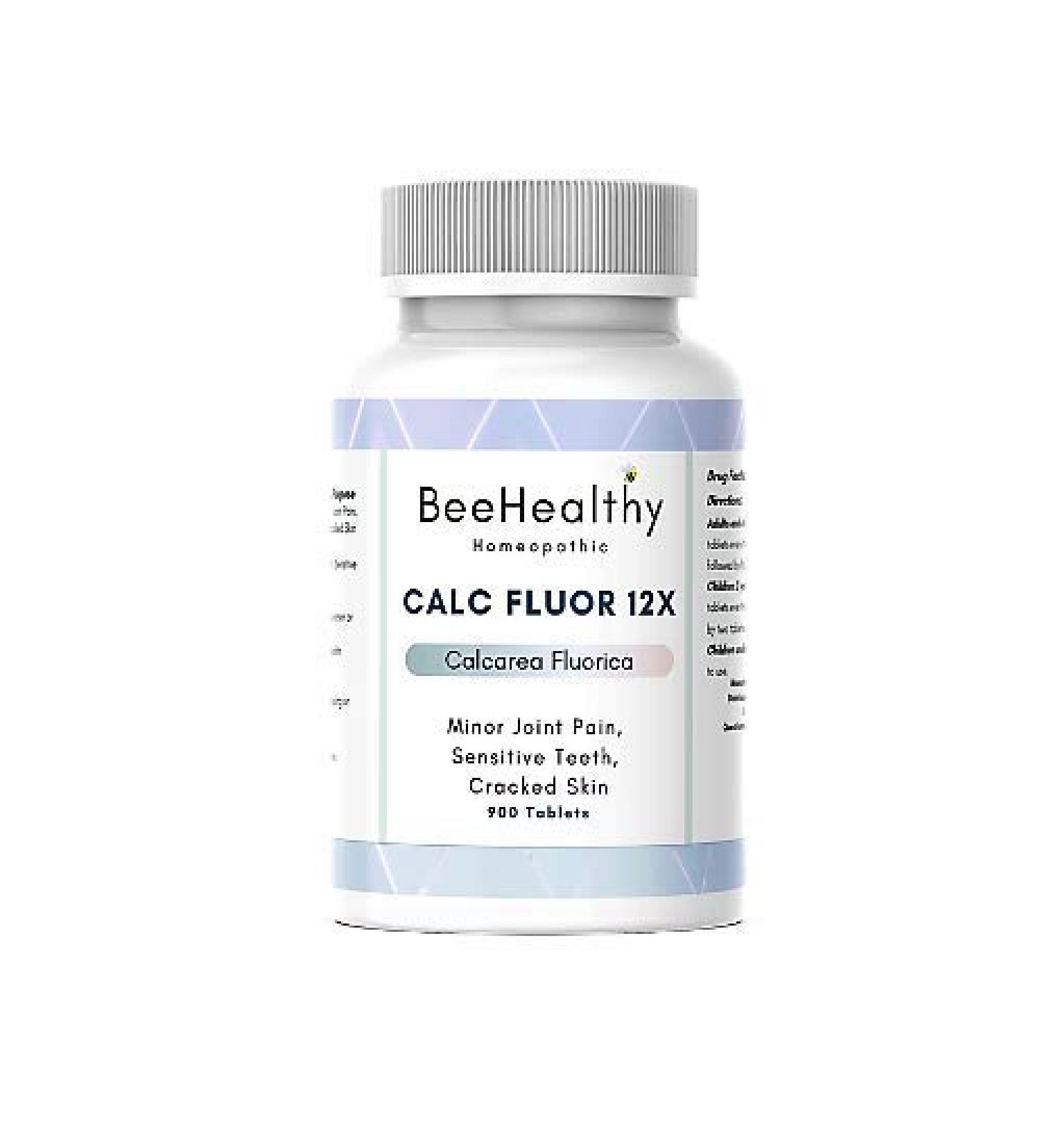 Calcarea Fluorica 12X - Natural Relief for Colds Hemorrhoids & Cracked Skin | Easy Dissolving Tablets | 900 Count - Shop Now - Buy Online on GoSupps.com