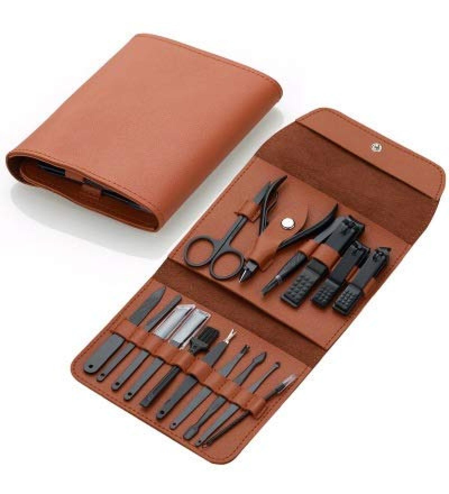 Nail Clippers Set 16 Pieces Professional Stainless Steel Nail Nail Clippers Set Nail Manicure Pedicure Tools for Utility Manicure Set (Color : 16 Pieces Grown) - Buy Online on GoSupps.com