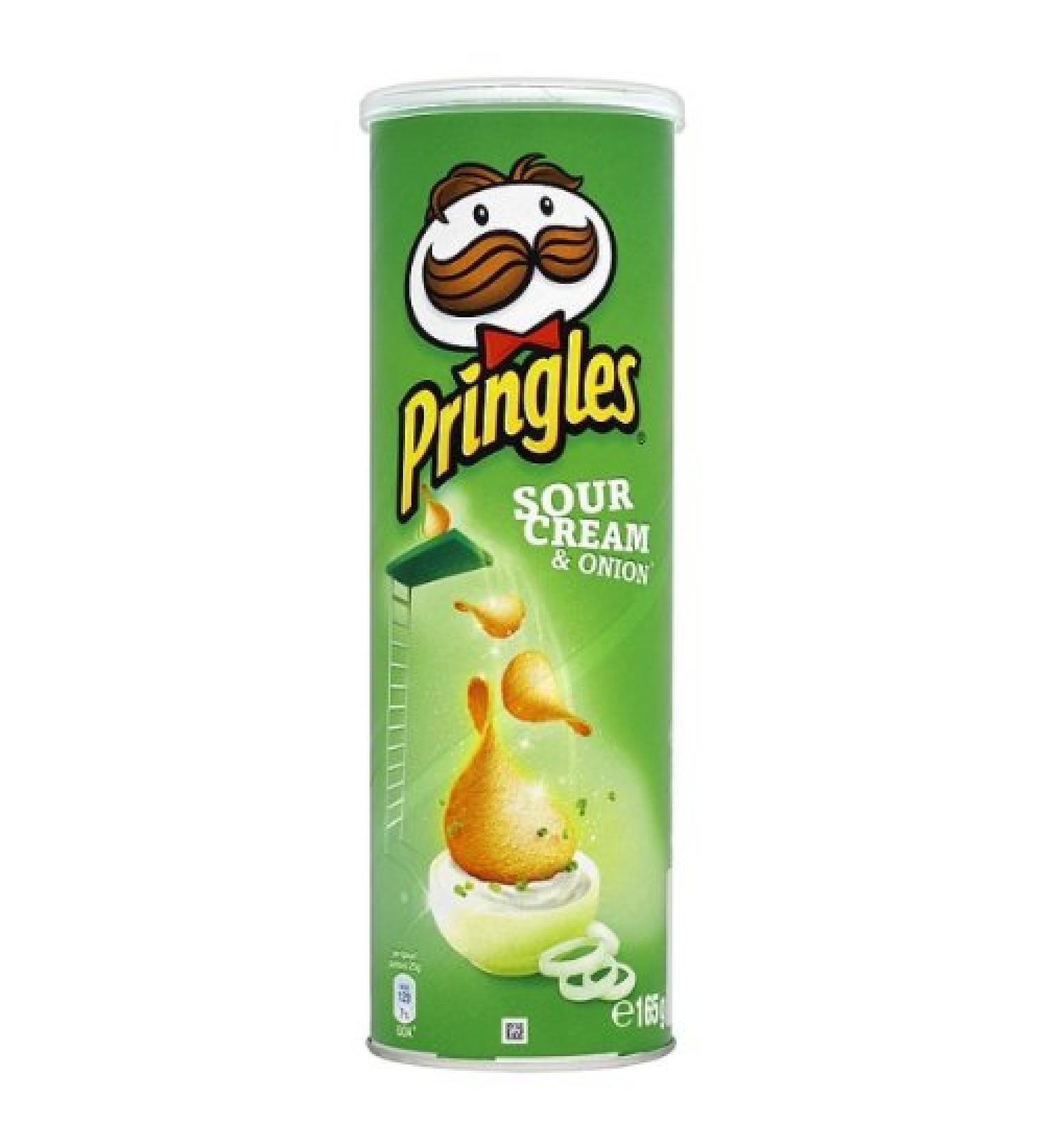 Pringles Sour Cream & Onion 6x165g Cream