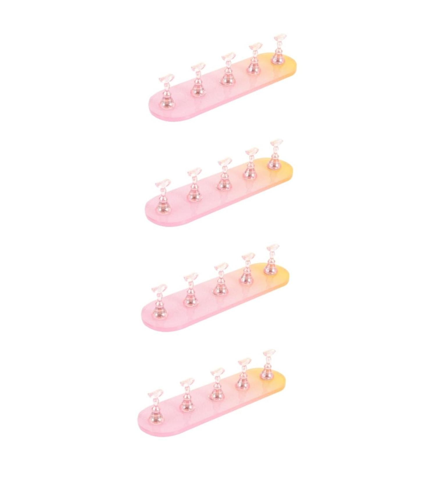 FOMIYES 4 Sets Nail Practice Holder Beauty Nail Display Training Nail Display Nail Stands for Nail Art Training Nail Racks Nail Art Holder Rack Nail Flakes Accessories Plastic - Buy Online on GoSupps.com