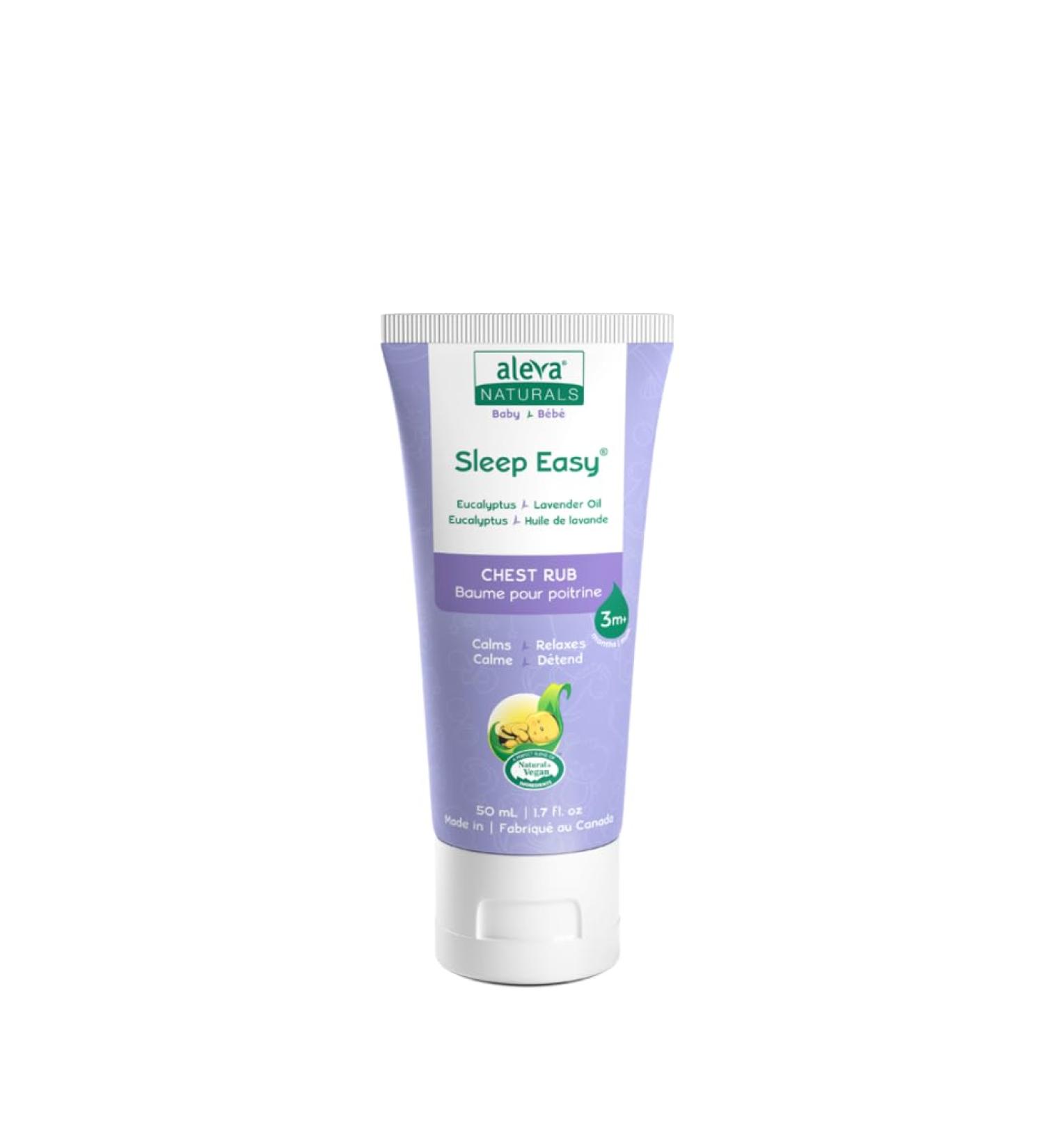 Aleva Naturals Soothing Chest Rub for Babies 1.7 Fl Oz | Eucalyptus & Lavender Oils | Gentle Relief for Stuffy Noses - Buy Online on GoSupps.com
