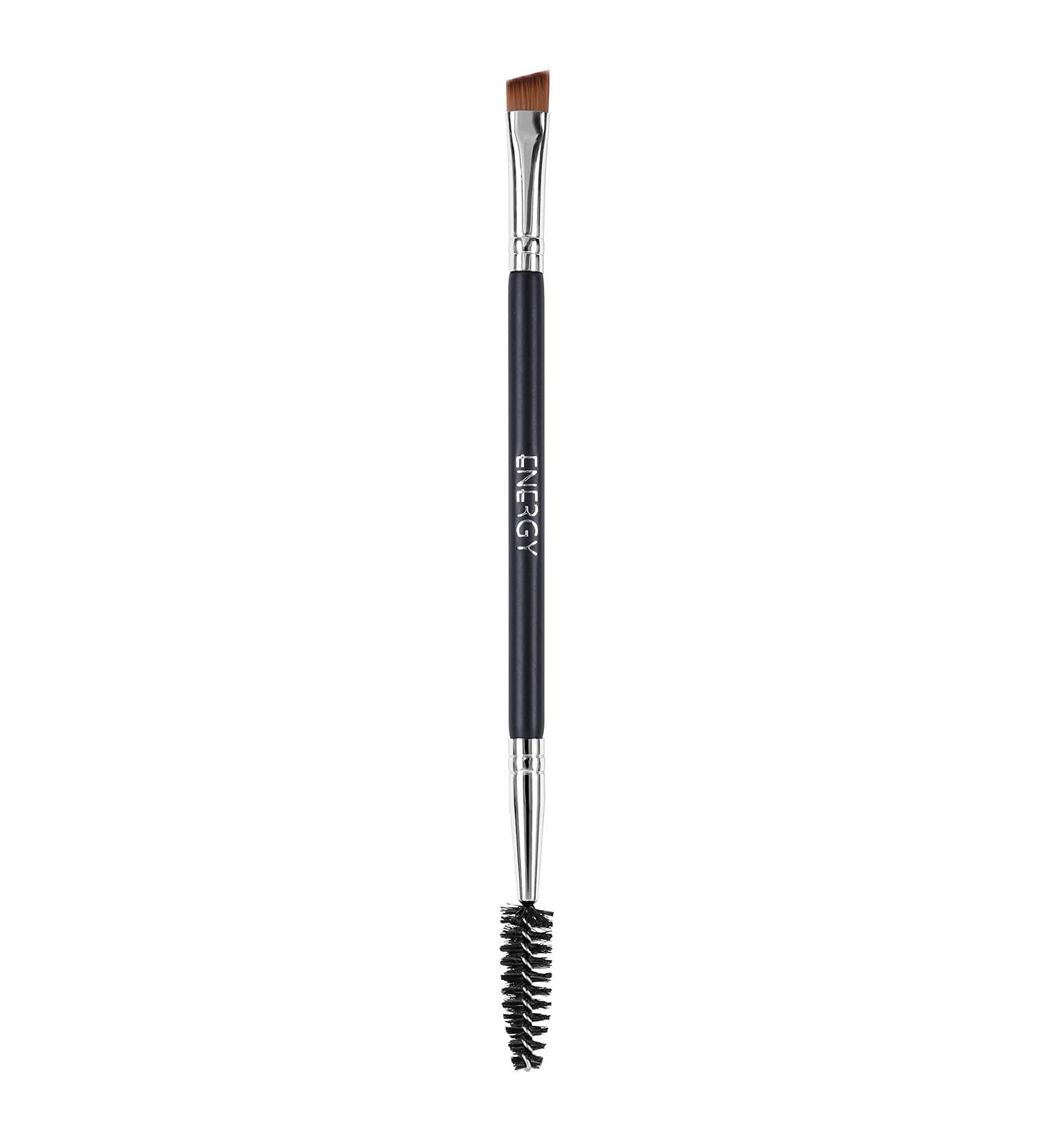 ENERGY Duo Eyebrow & Eyeliner Brush Set - Premium Synthetic Makeup Brushes for Brow Defining and Eyeliner Application - Buy Online on GoSupps.com