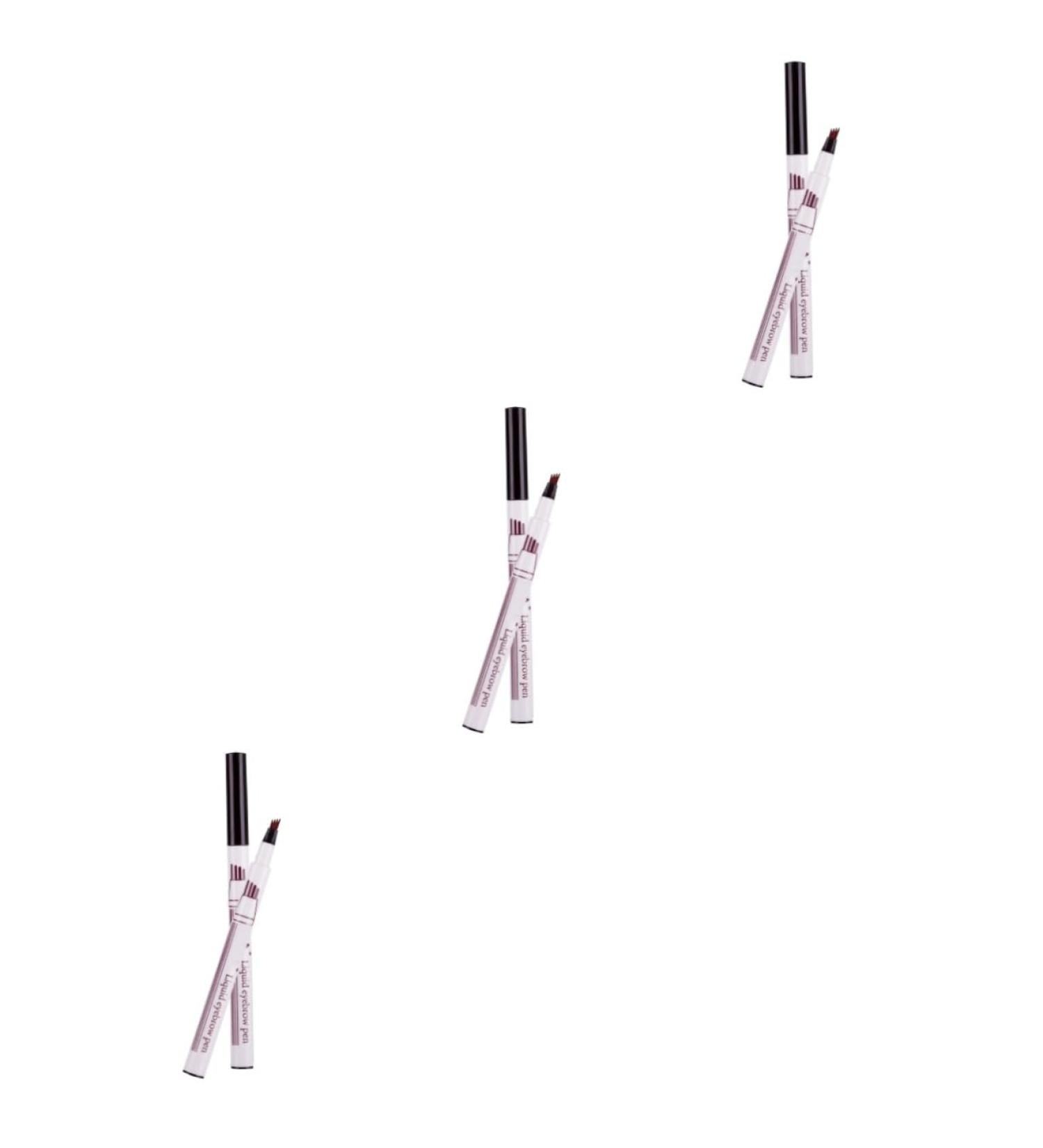 FRCOLOR 3pcs Eyebrow Pencil Eyebrow Makeup Tool Liquid Eyebrow Pen Makeup Tools No Smudge Miss 1 count (Pack of 1) As Shownx3pcs - Buy Online on GoSupps.com