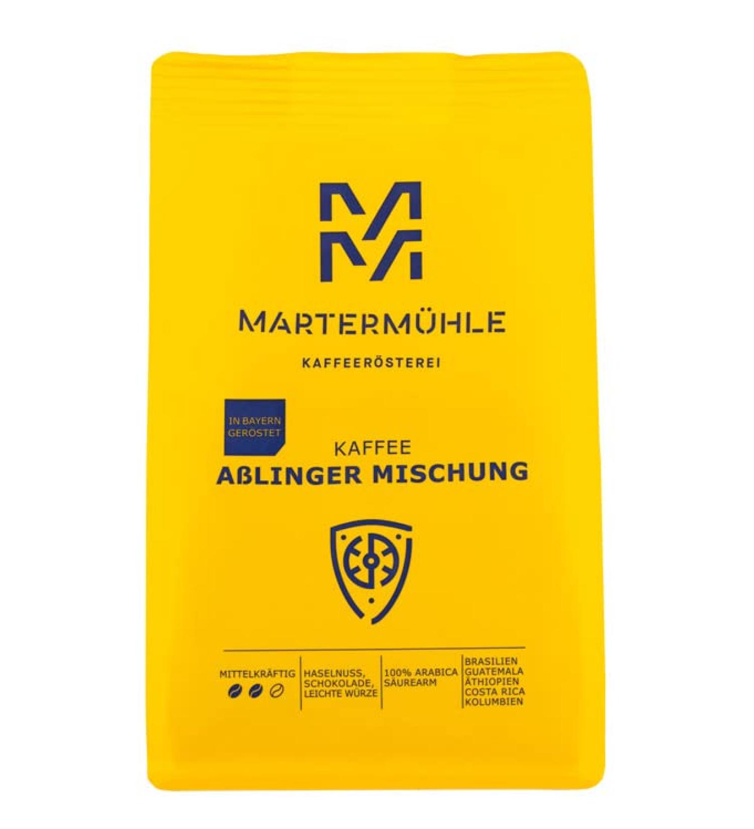  Marterm hle Marterm hle | Aßlinger Coffee Blend | Whole Bean Coffee | Premium Coffee Beans from Around the World | Gently Roasted Coffee Beans | Coffee Beans | Arabica Coffee Beans | 1 kg - Buy Online on GoSupps.com