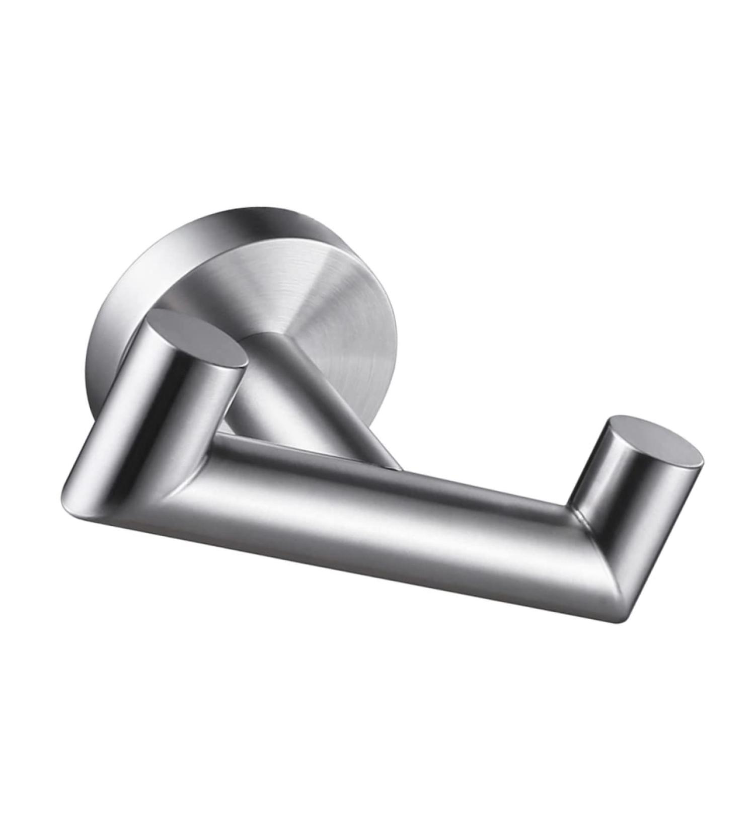 Alipis Coat Hook Black Hanger Outfit Hangers Bath Towel Hanger Bathroom Robe Towel Holder Hang Towel Heavy 9.8x5.8cm Silver - Buy Online on GoSupps.com