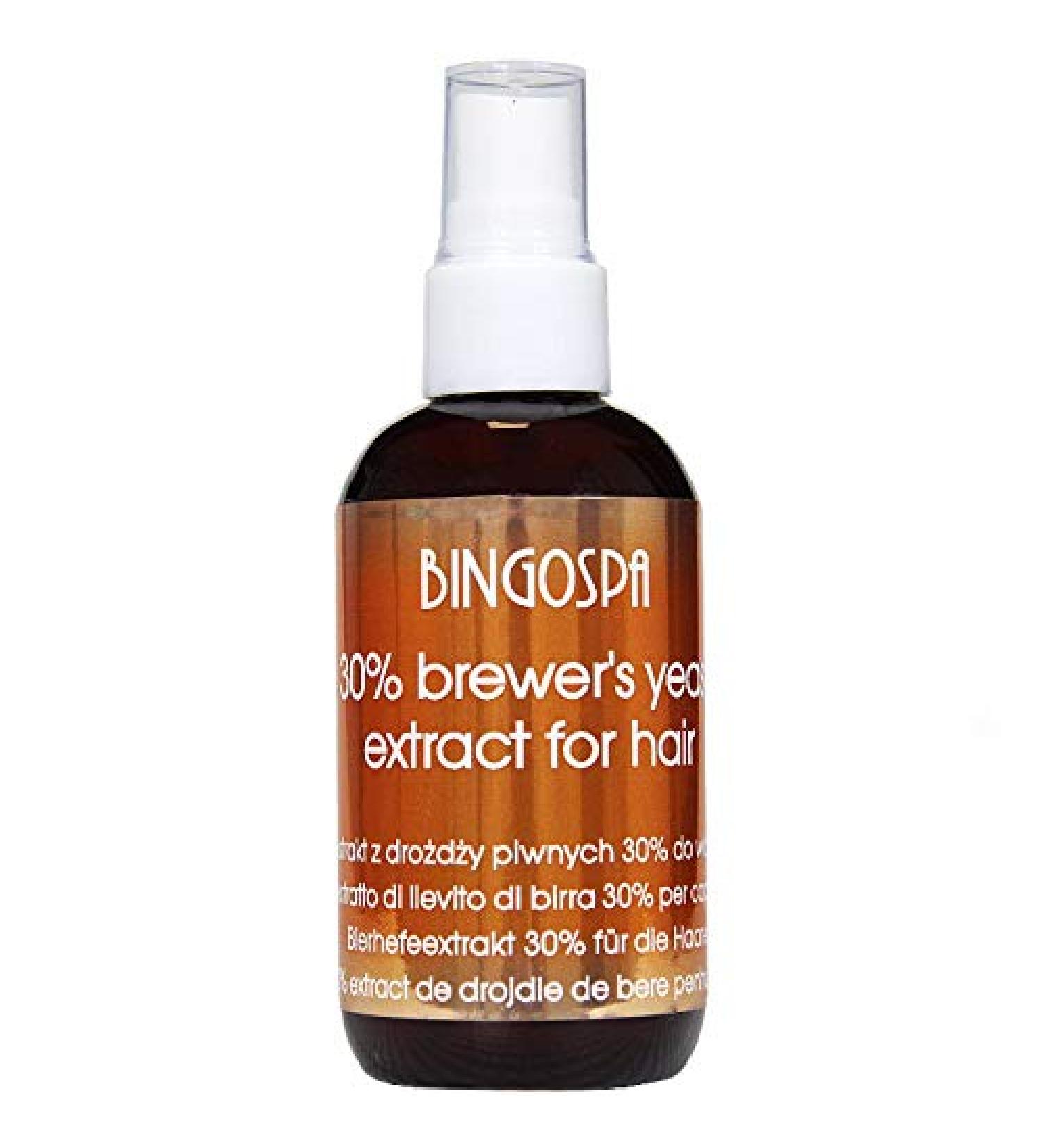 Buy Anti-Dandruff Brewer's Yeast Extract 30% - Hair Growth Solution for Oily Hair | BINGOSPA 100ml - Buy Online on GoSupps.com