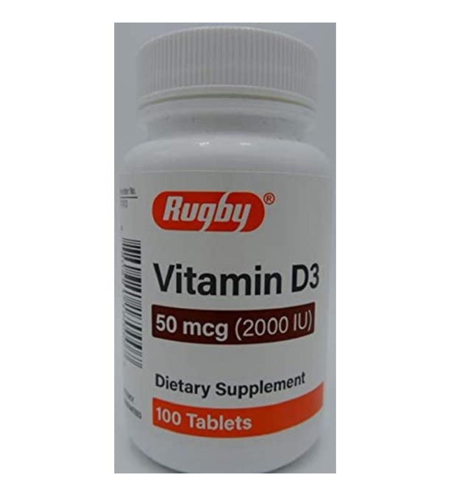 Major Vitamin D3 2000 IU (50 mcg) 100 Count (3 Pack)