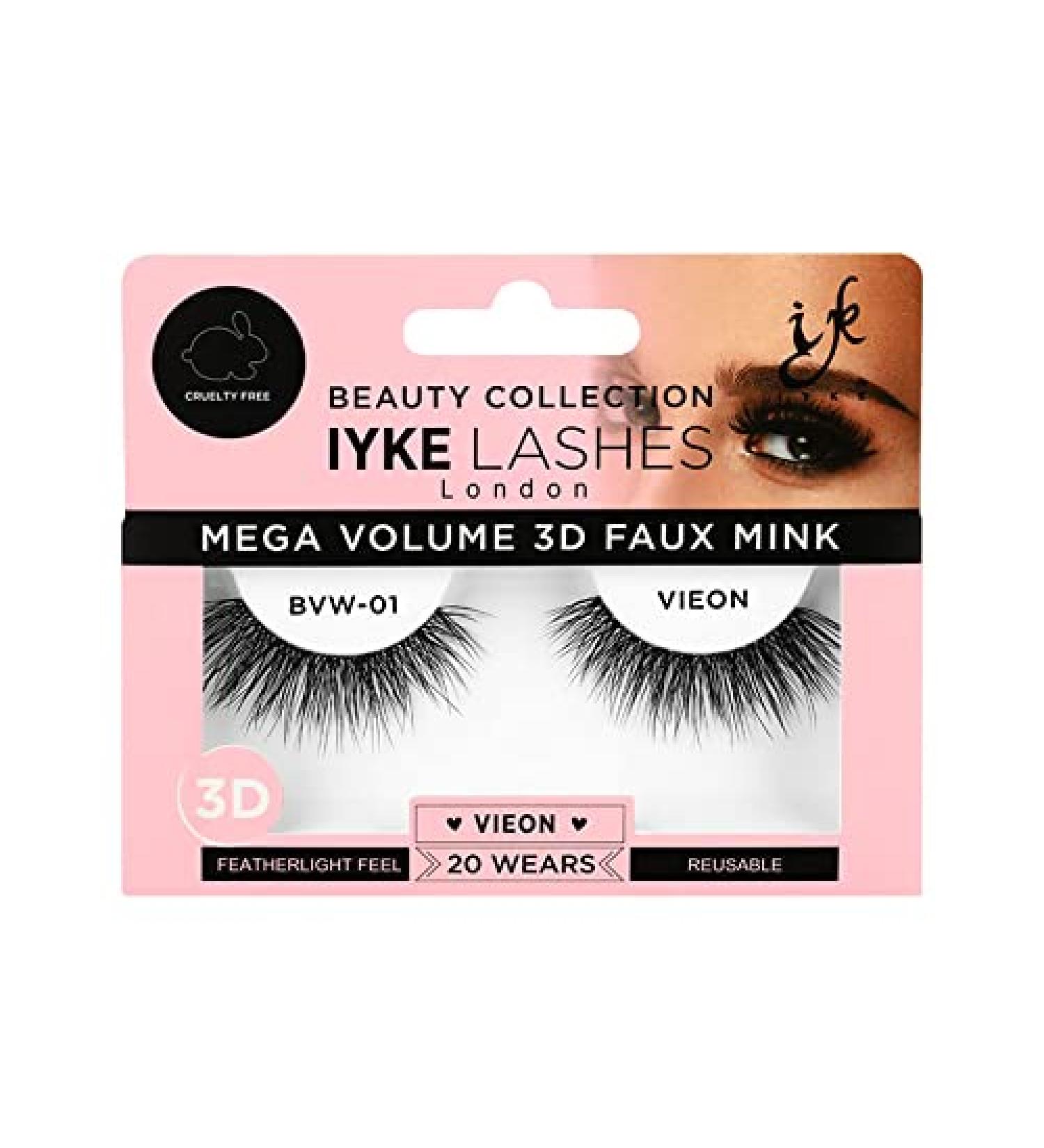 Vieon Mega Volume 3D Faux Mink Lashes BVW25 Vieon Mega Volume BVW25 3D Faux Mink Lash - Buy Online on GoSupps.com
