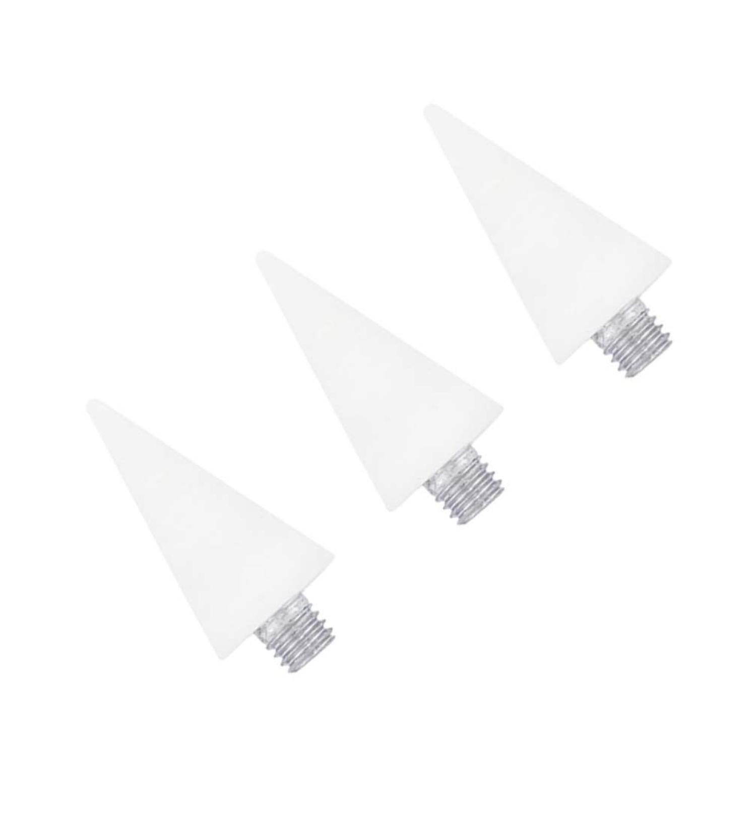 Minkissy 3Pcs Puncture Pen Wax Heads - Professional Nail Rhinestone Picker Tool Tips for Easy Nail Puncture (White) - Buy Online on GoSupps.com